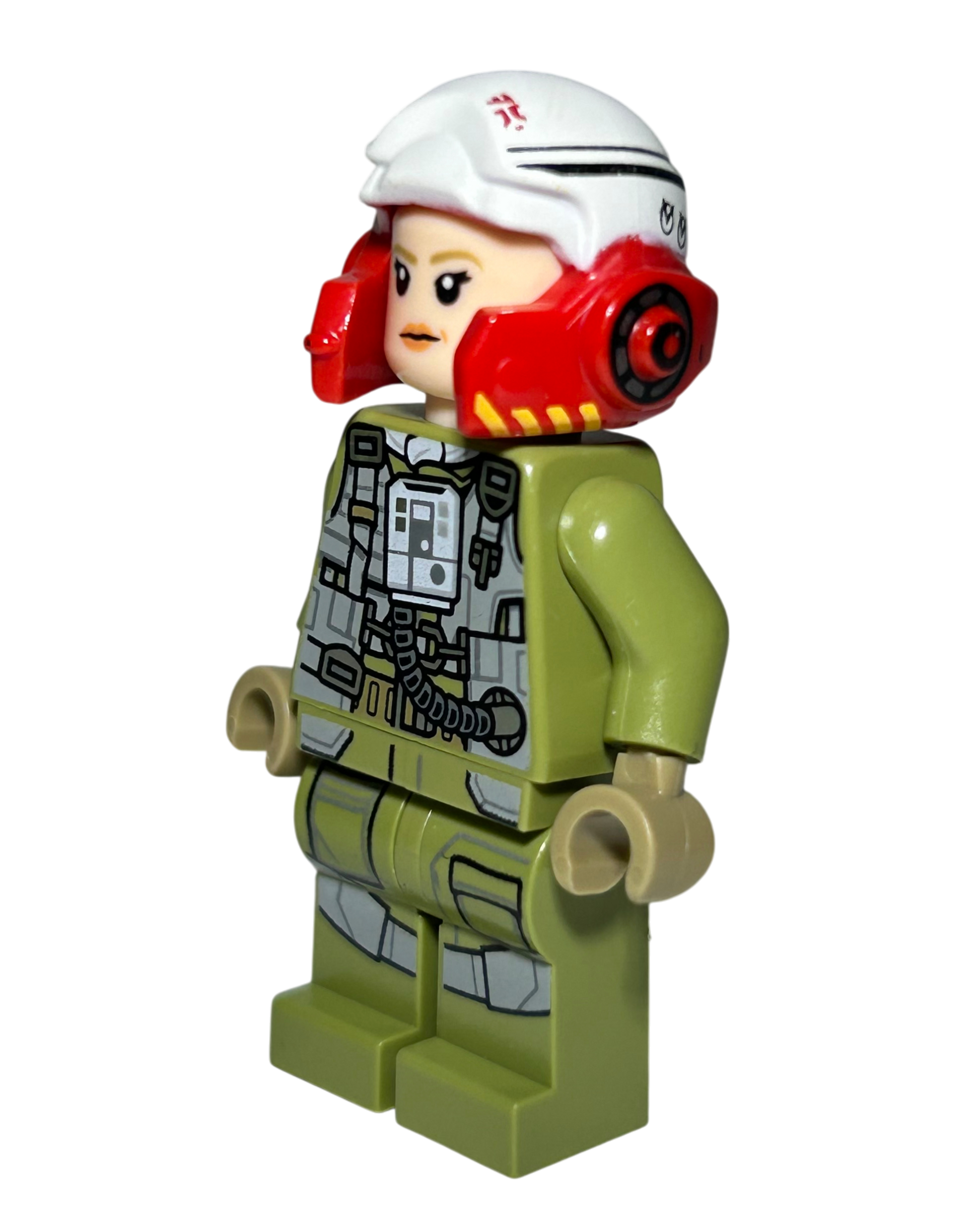 Tallie Lintra A-Wing Pilot SW0884 LEGO Star Wars Minifigur Seitenansicht rechts brick2d2