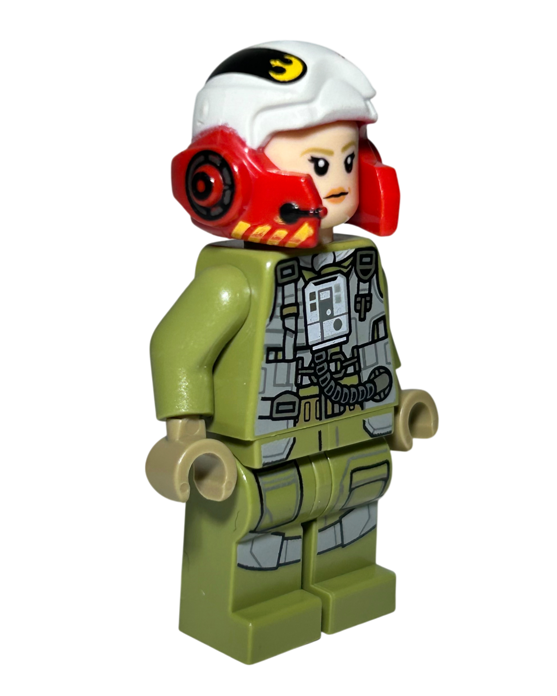 Tallie Lintra A-Wing Pilot SW0884 LEGO Star Wars Minifigur Seitenansicht links brick2d2