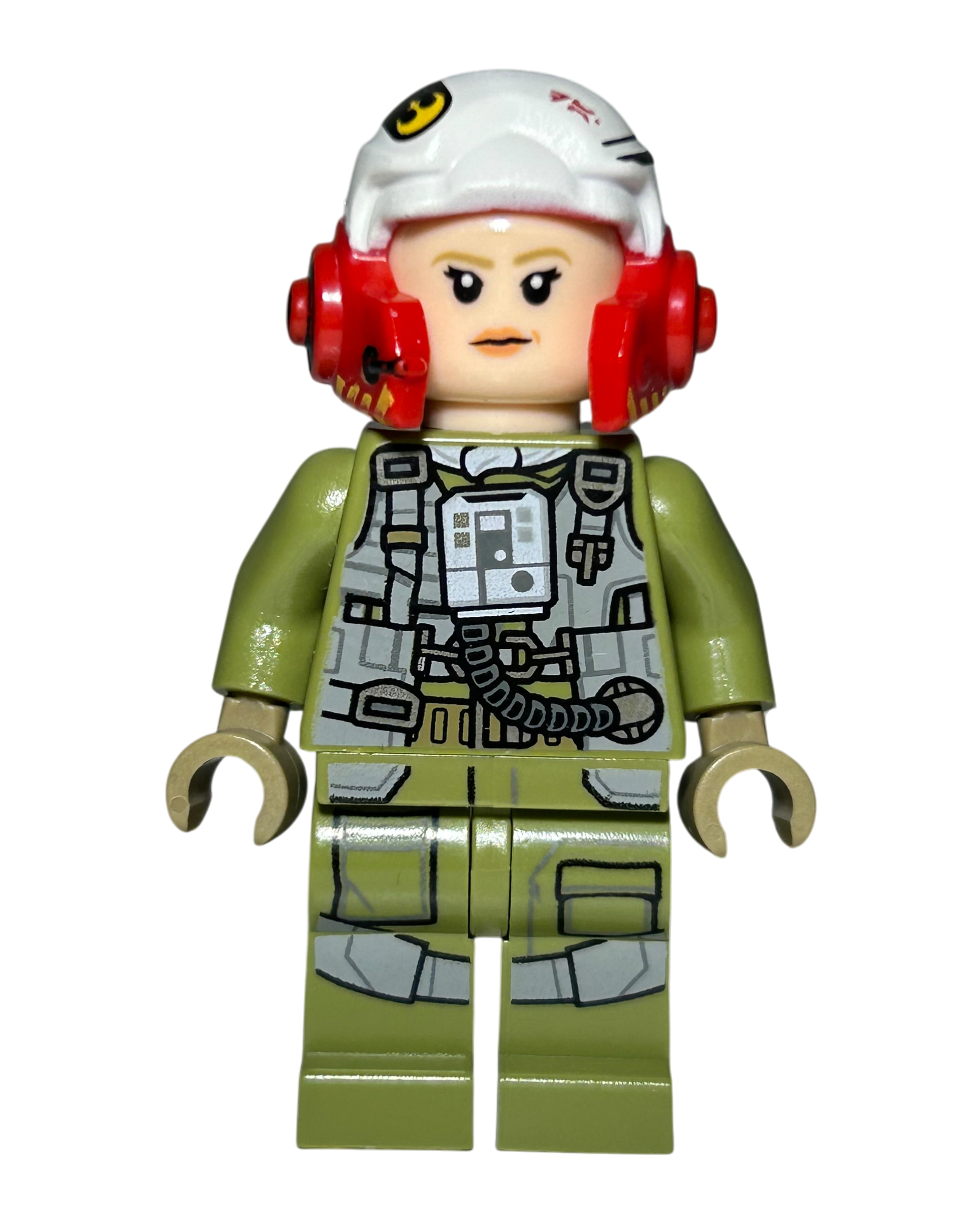 Tallie Lintra A-Wing Pilot SW0884 LEGO Star Wars Minifigur Detailansicht brick2d2