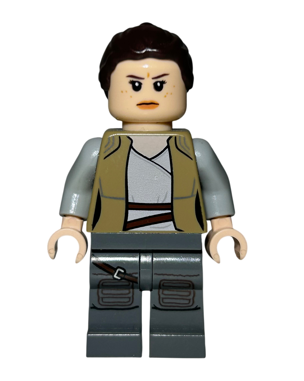 Rey Skywalker SW0888 LEGO Star Wars Minifigur Vorderansicht brick2d2