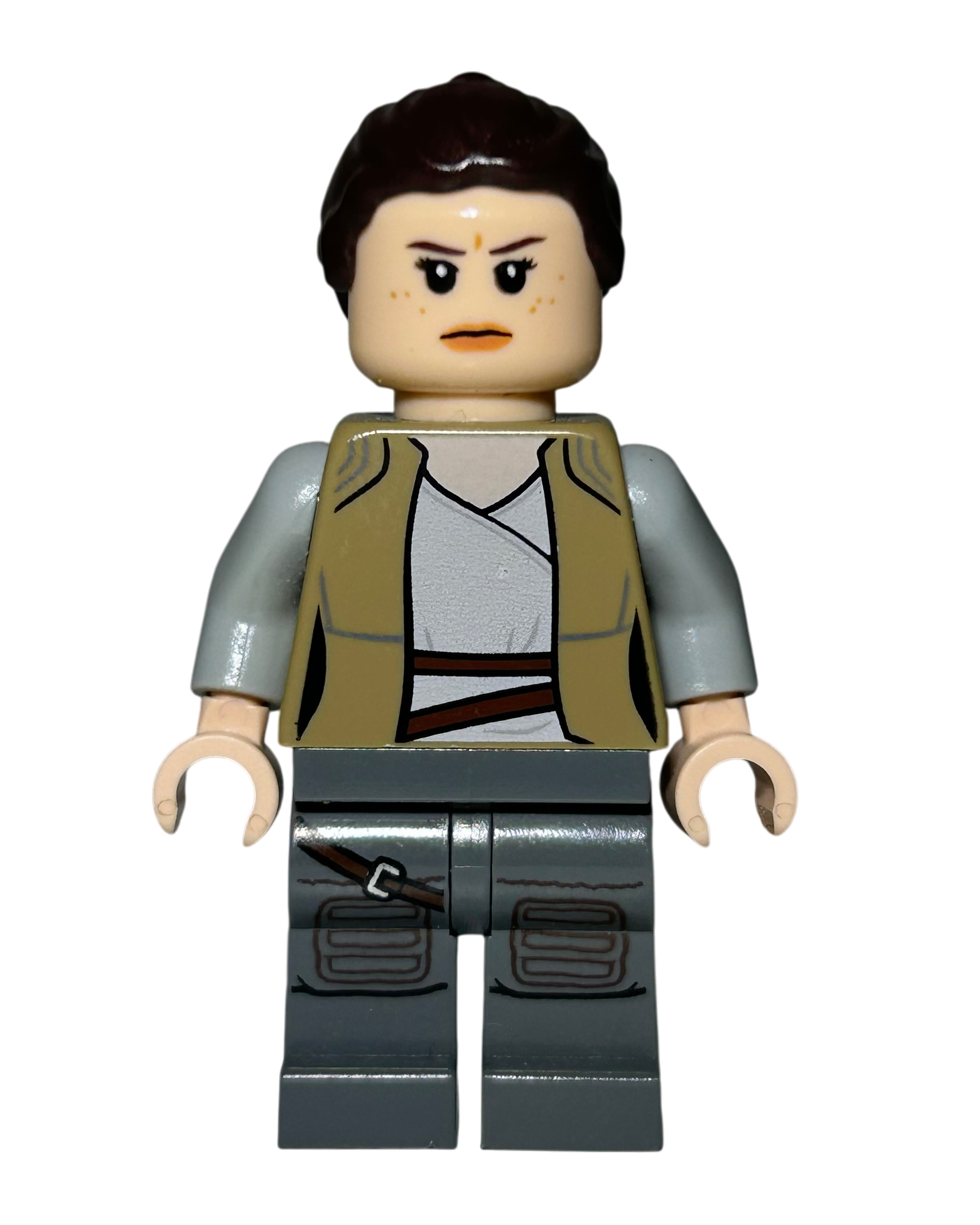 Rey Skywalker SW0888 LEGO Star Wars Minifigur Vorderansicht brick2d2