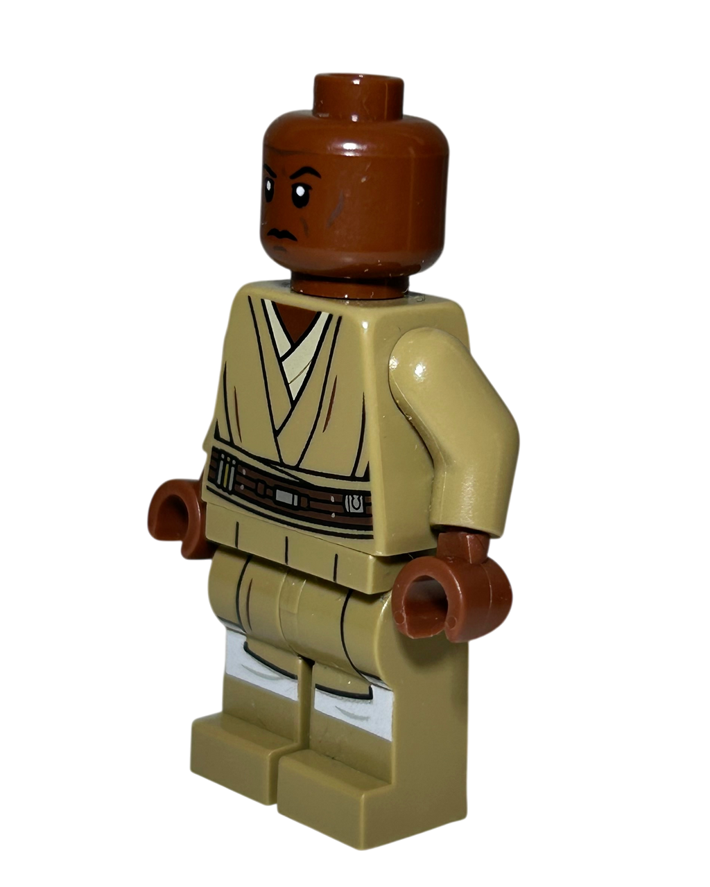 Mace Windu 2018 SW0889 LEGO Star Wars Minifigur Seitenansicht links brick2d2
