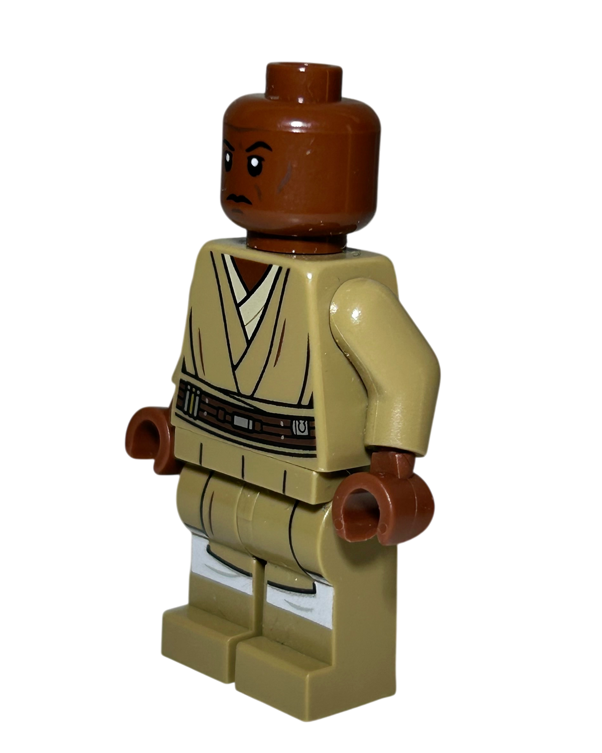 Mace Windu 2018 SW0889 LEGO Star Wars Minifigur Seitenansicht links brick2d2