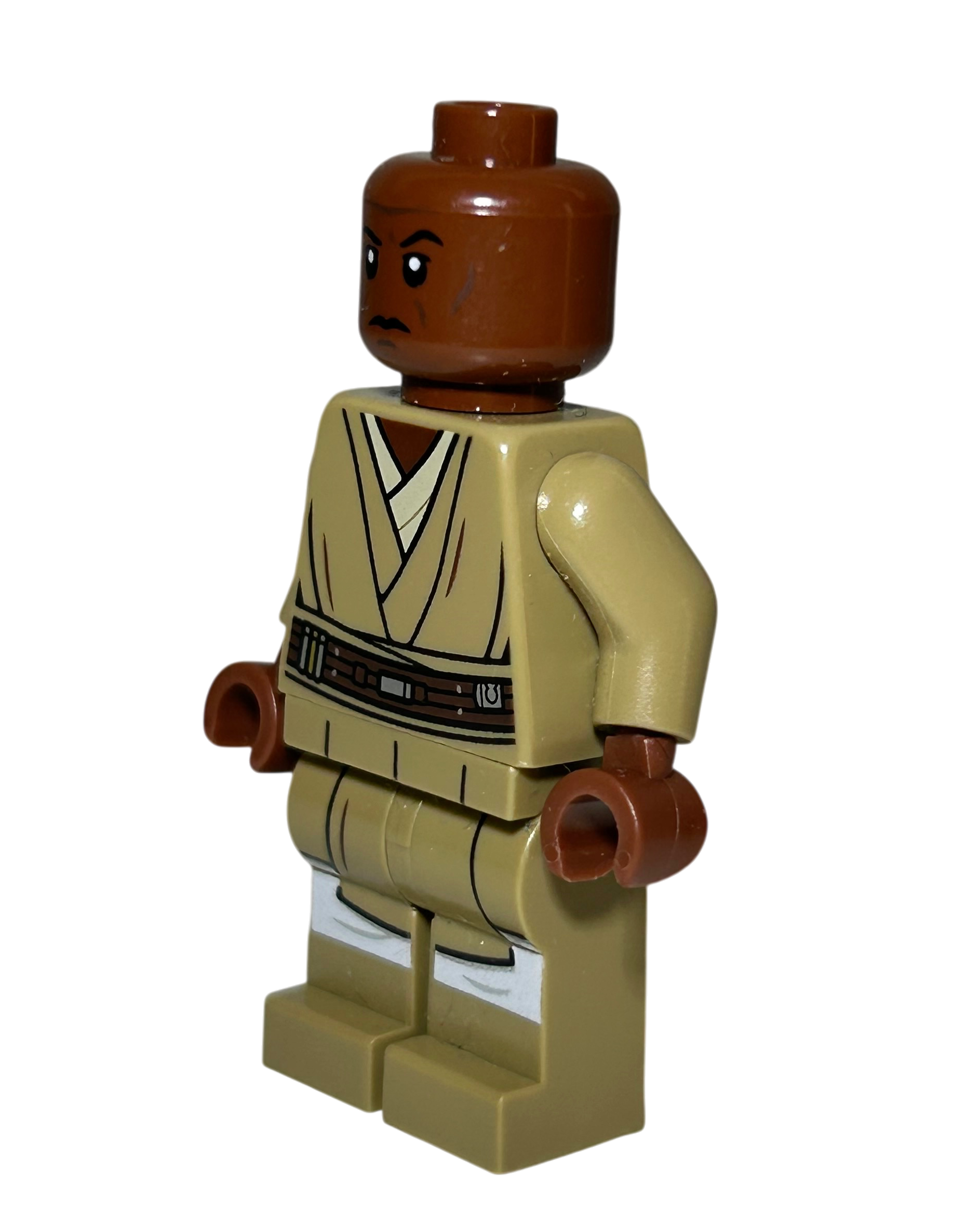 Mace Windu 2018 SW0889 LEGO Star Wars Minifigur Seitenansicht links brick2d2