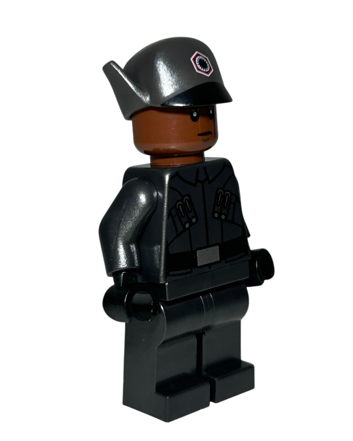 Finn First Order Officer Outfit SW0900 LEGO Star Wars Minifigur Seitenansicht links brick2d2