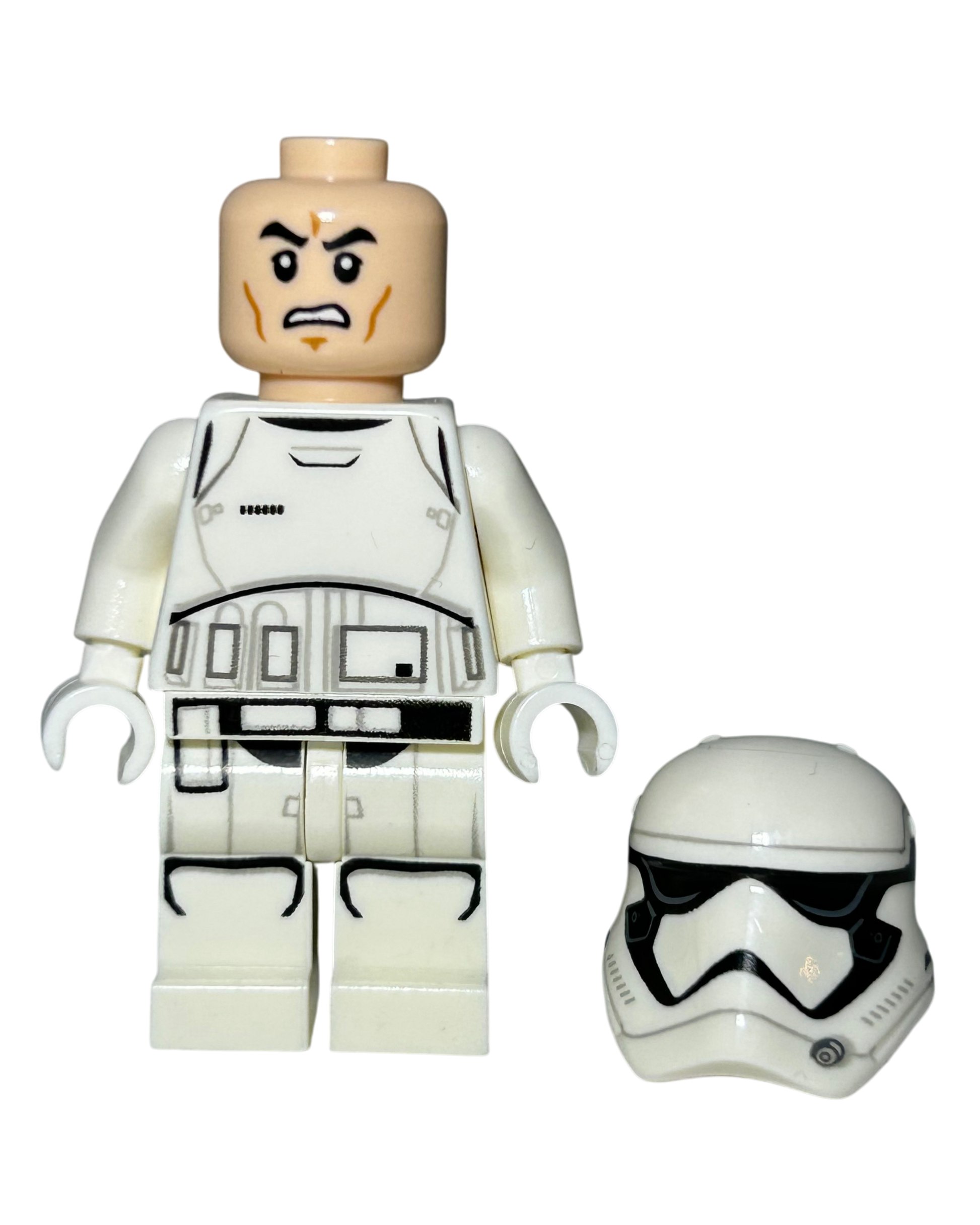 First Order Stormtrooper SW0905 LEGO Star Wars Minifigur Detailansicht brick2d2