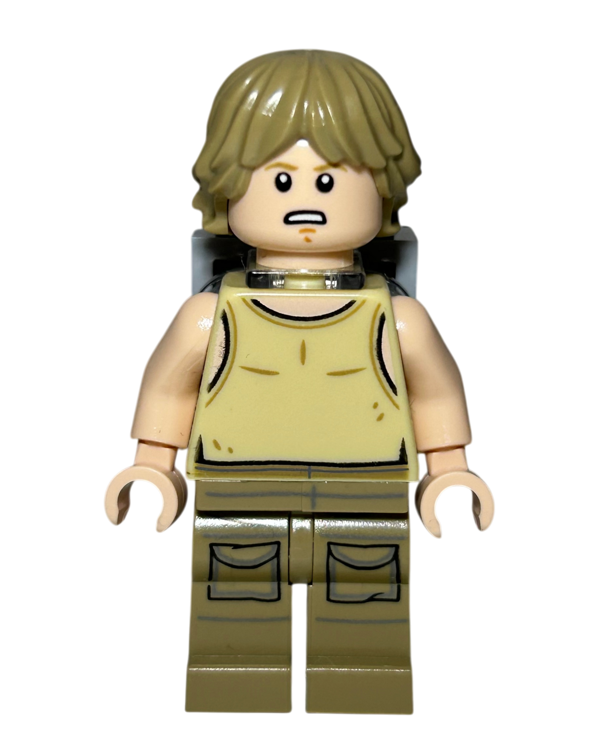 Luke Skywalker Dagobah Outfit SW0907 LEGO Star Wars Minifigur Vorderansicht brick2d2