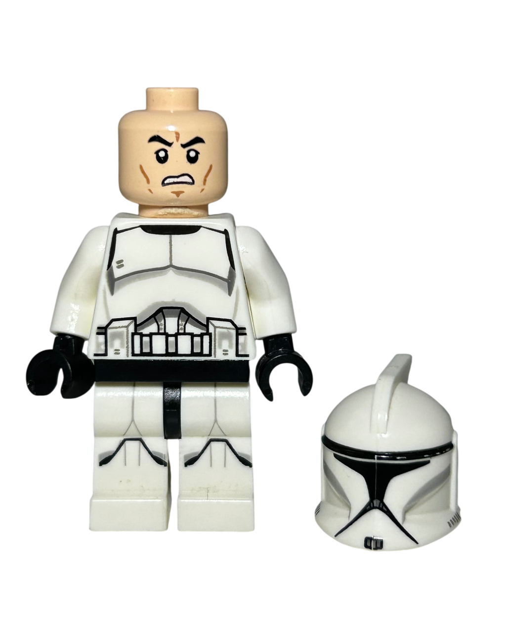Clone Trooper Phase 1 (Bedruckte Beine) SW0910 LEGO Star Wars Minifigur Detailansicht brick2d2