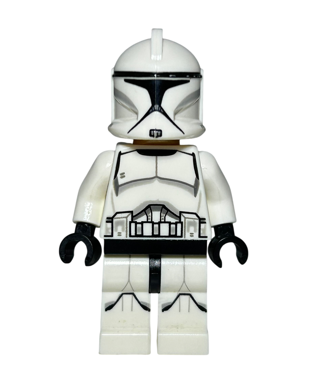 Clone Trooper Phase 1 (Bedruckte Beine) SW0910 LEGO Star Wars Minifigur Vorderansicht brick2d2