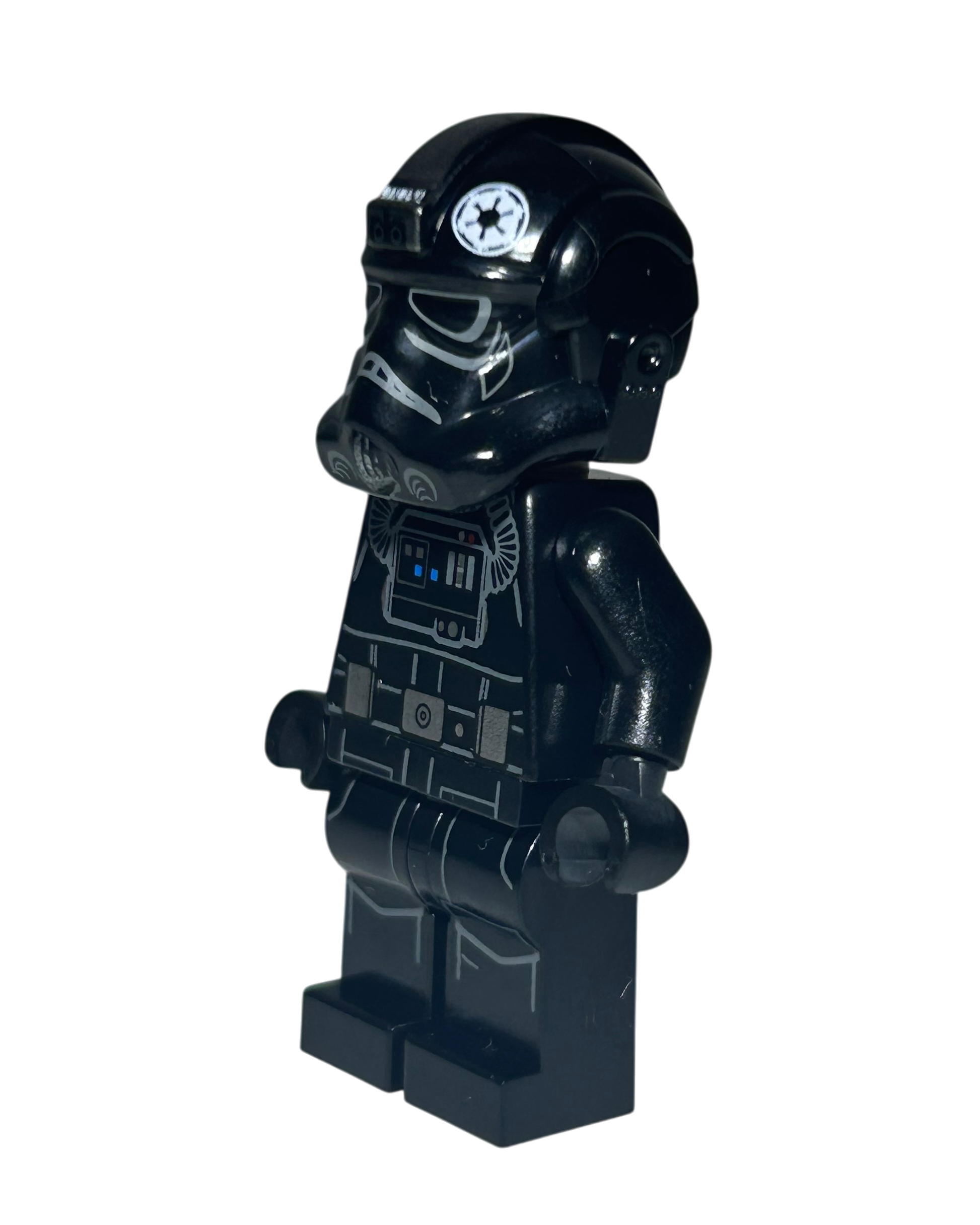 Imperial TIE Fighter Pilot SW0926 LEGO Star Wars Minifigur Seitenansicht rechts brick2d2