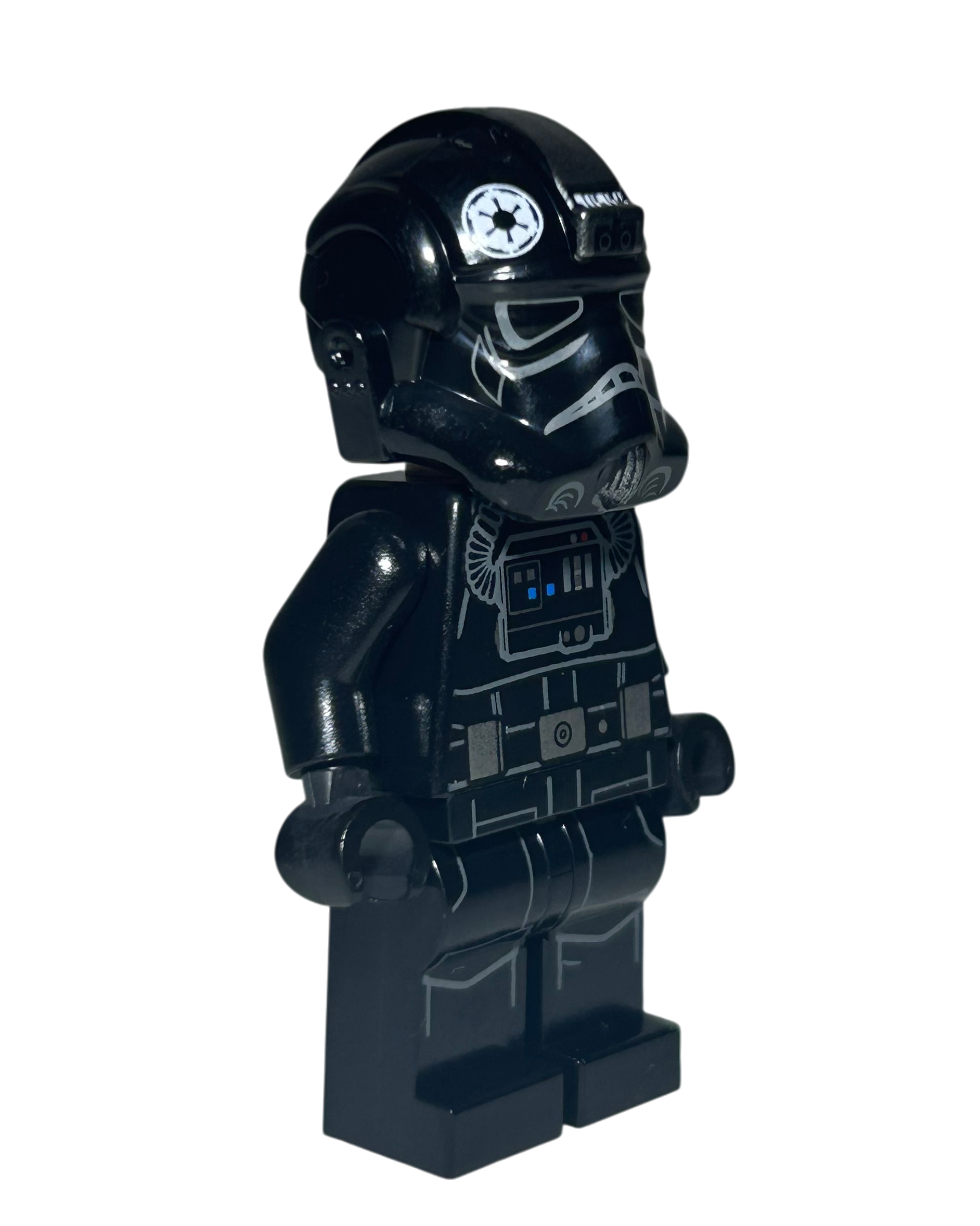 Imperial TIE Fighter Pilot SW0926 LEGO Star Wars Minifigur Seitenansicht links brick2d2