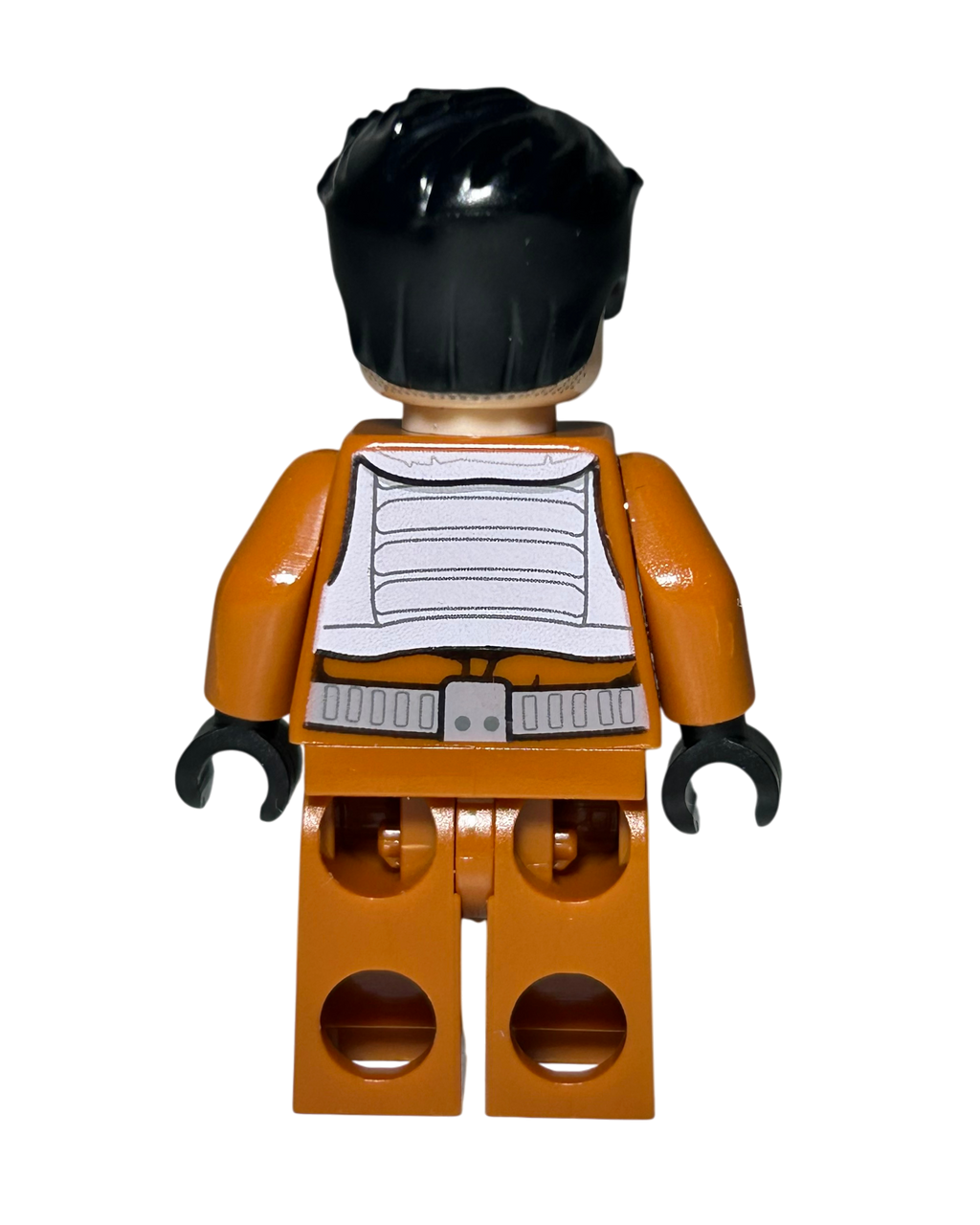 Lego Star Wars Poe Dameron mit Haaren SW0931 Rückansicht brick2d2