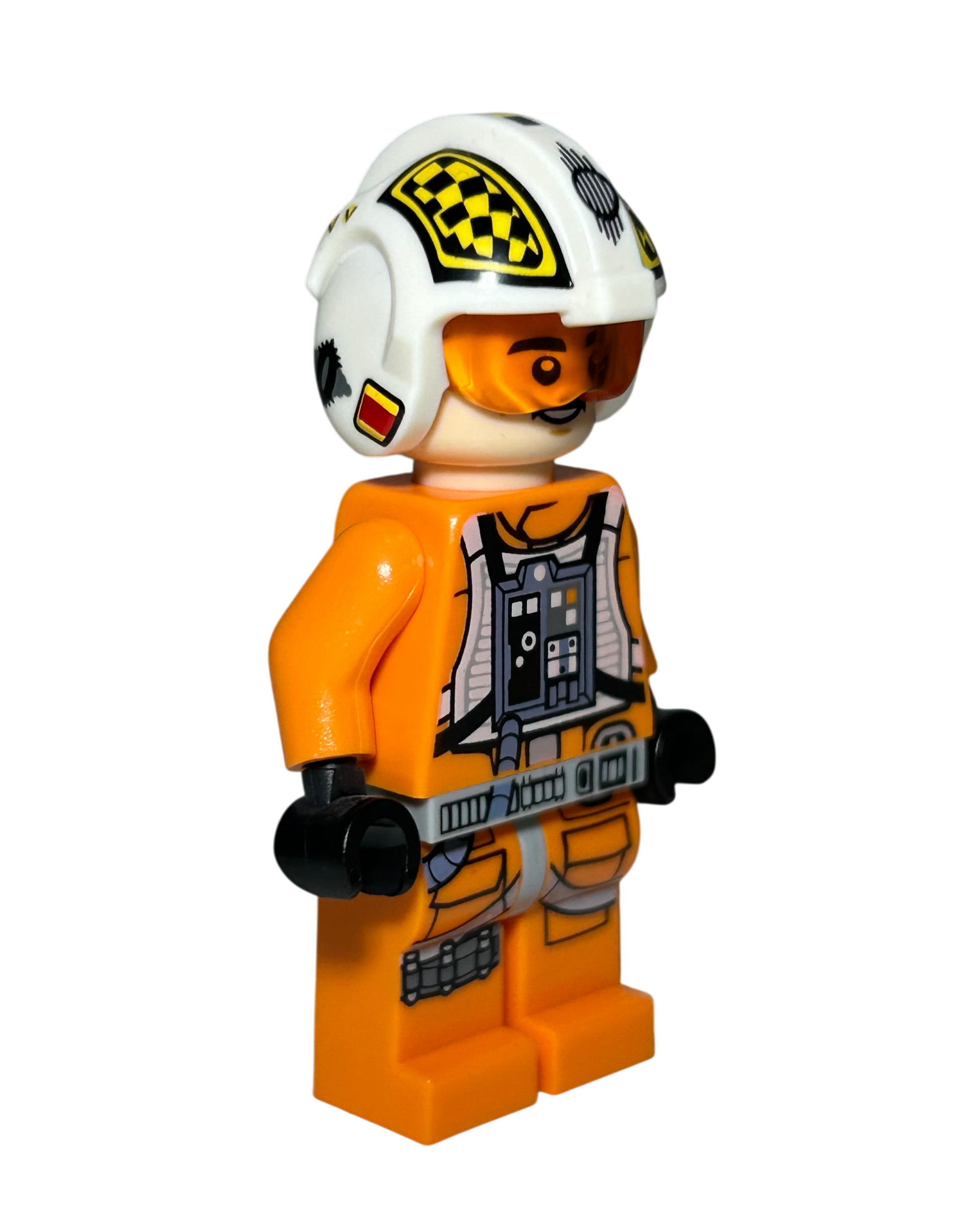 Biggs Darklighter Dual Molded Helmet SW0944 LEGO Star Wars Minifigur Seitenansicht links brick2d2