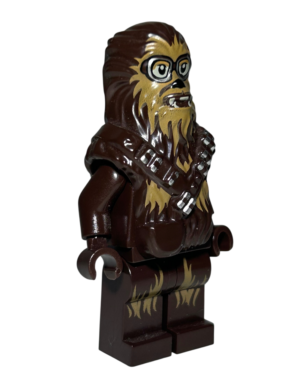 Chewbacca mit Brille SW0948 LEGO Star Wars Minifigur Seitenansicht links brick2d2