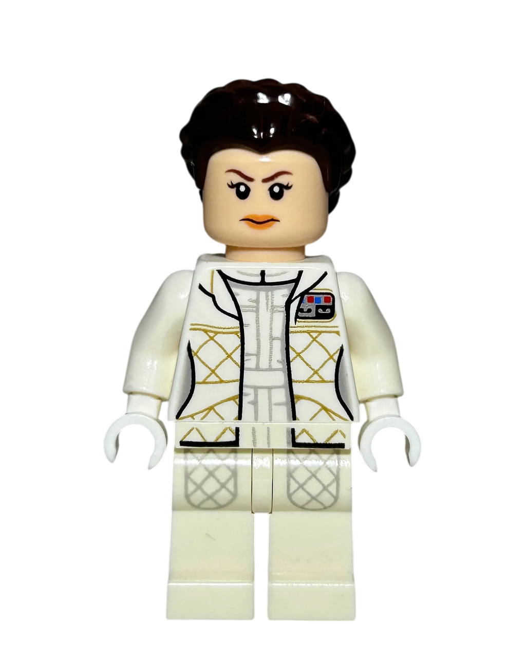Prinzessin Leia SW0958 LEGO Star Wars Minifigur Hoth Outfit Detailansicht brick2d2