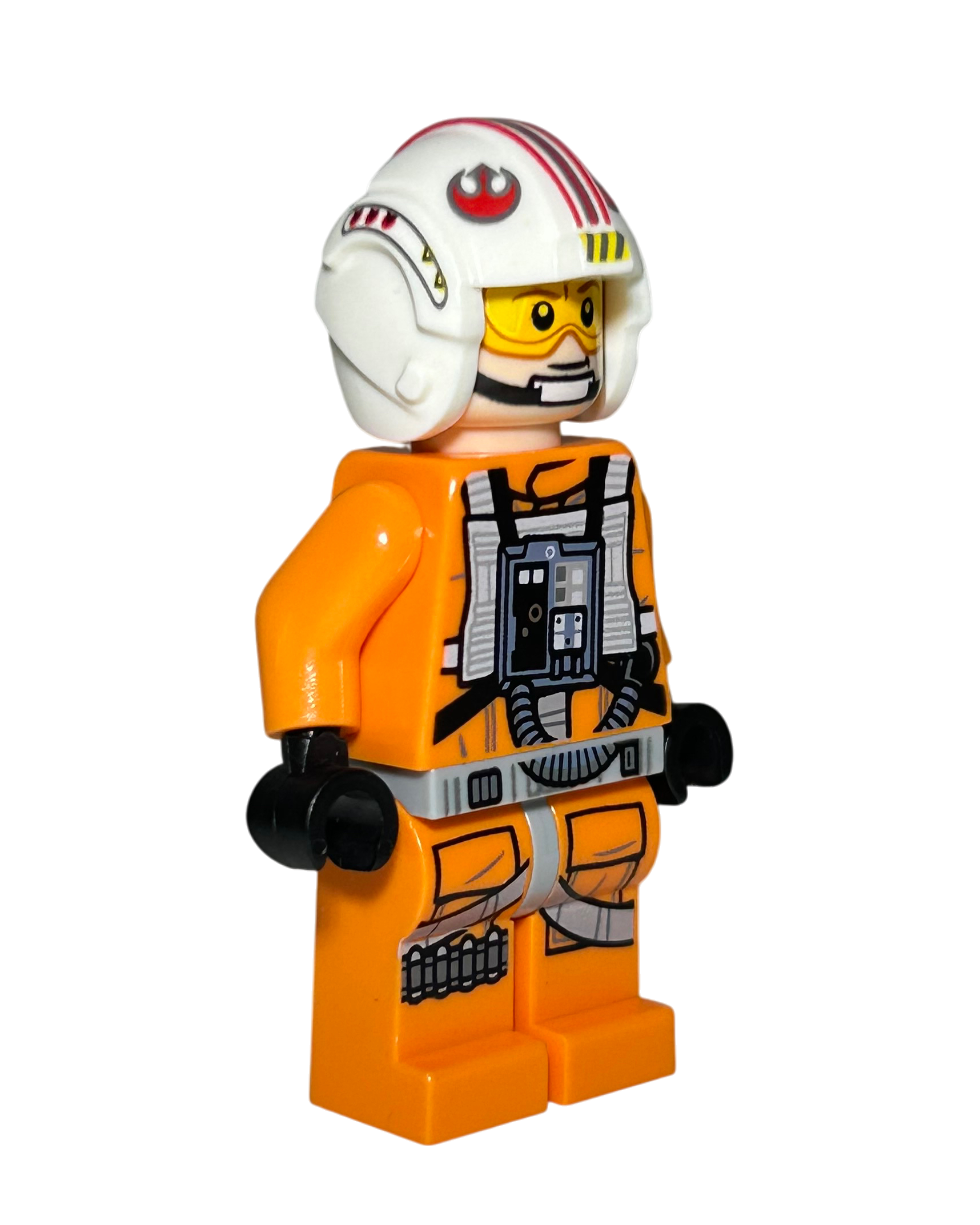 Luke Skywalker Pilot Outfit SW0991 LEGO Star Wars Minifigur Seitenansicht