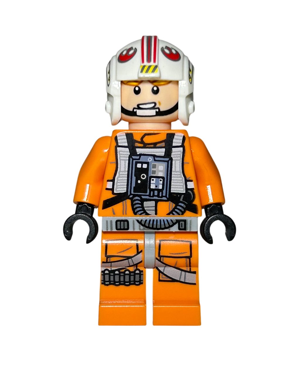 Luke Skywalker Pilot Outfit SW0991 LEGO Star Wars Minifigur 2. Vorderansicht