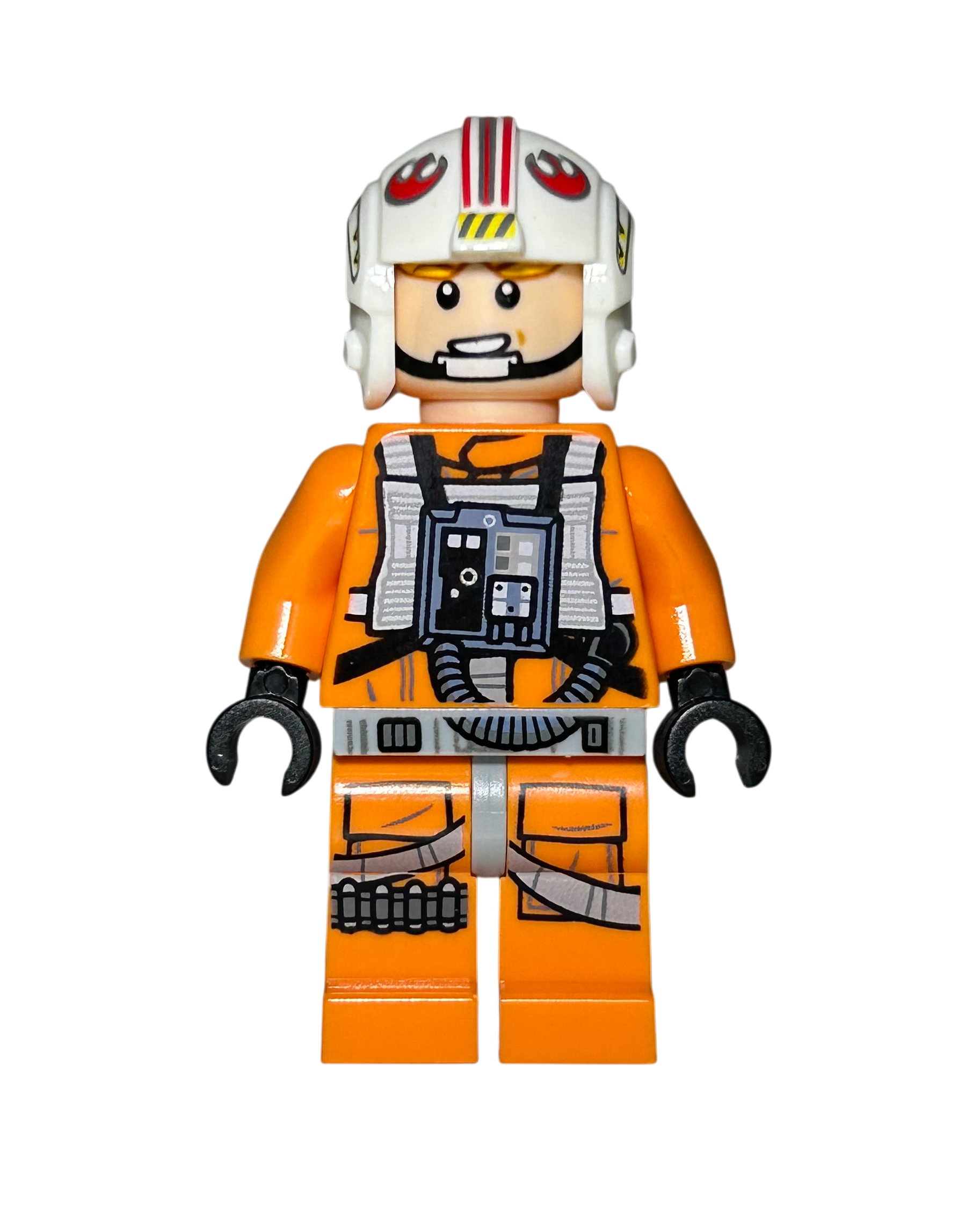 Luke Skywalker Pilot Outfit SW0991 LEGO Star Wars Minifigur 2. Vorderansicht