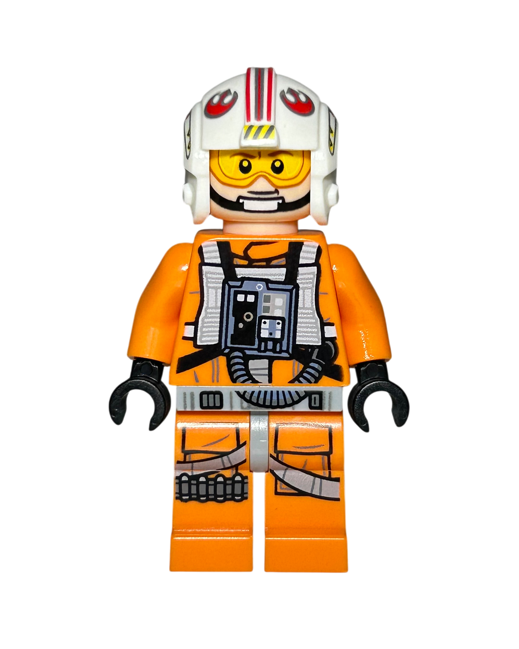 Luke Skywalker Pilot Outfit SW0991 LEGO Star Wars Minifigur Vorderansicht