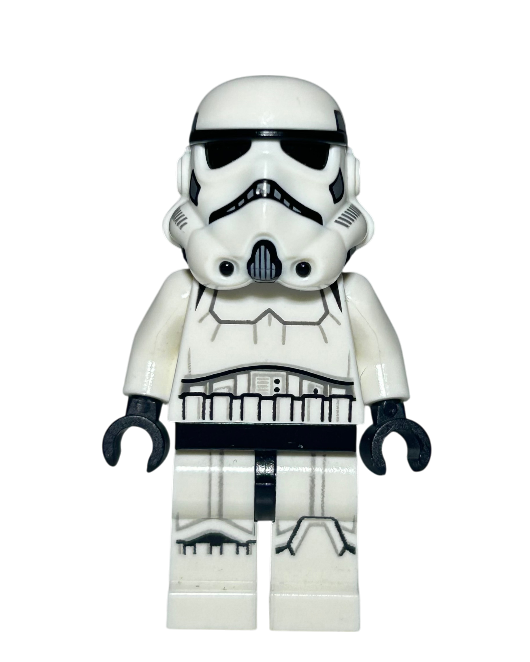 Imperial Stormtrooper SW0997b Dual Molded Helmet LEGO Star Wars Minifigur Vorderansicht brick2d2