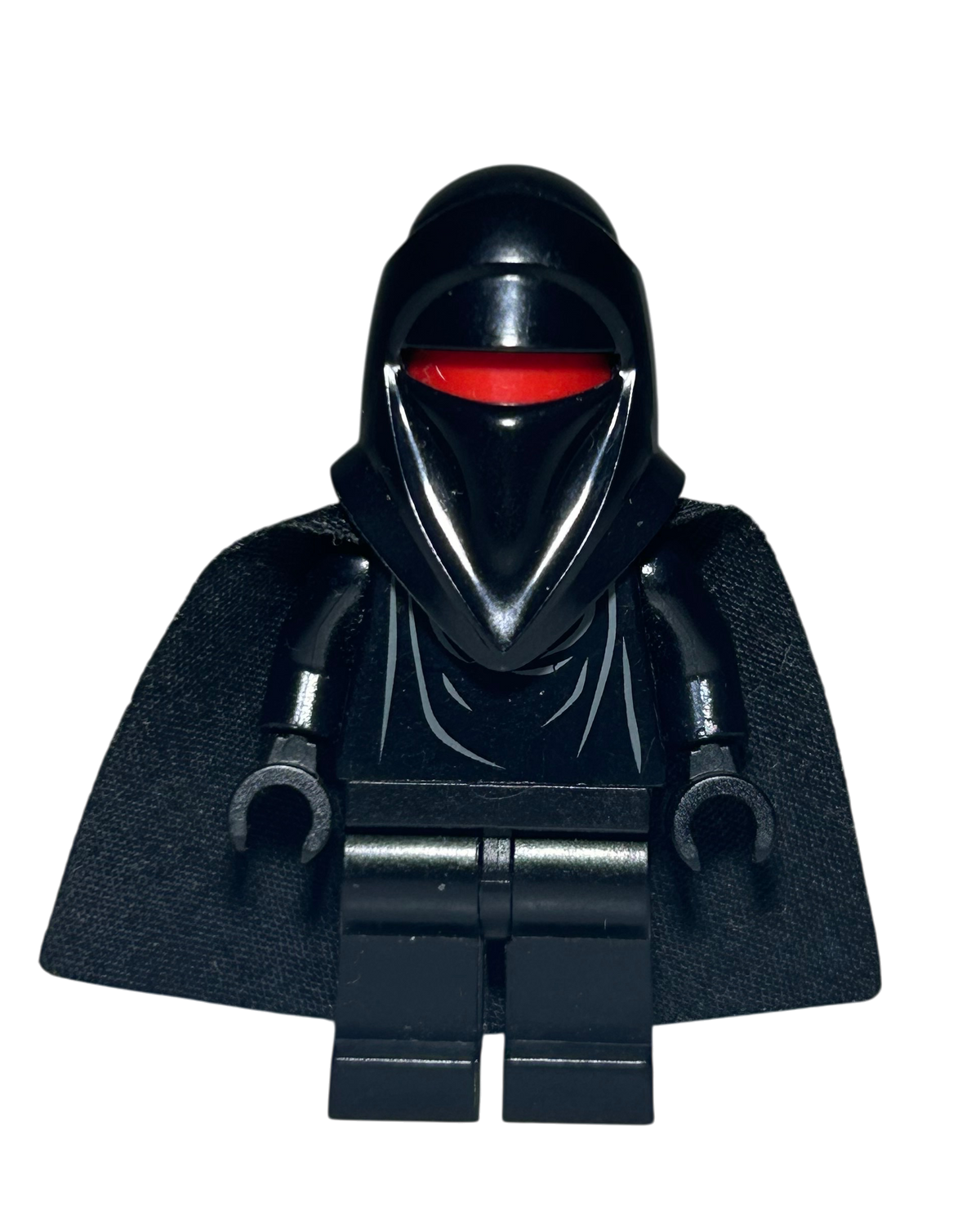 Shadow Guard SW0604 LEGO Star Wars Minifigur schwarzer Imperial Guard Vorderansicht brick2d2