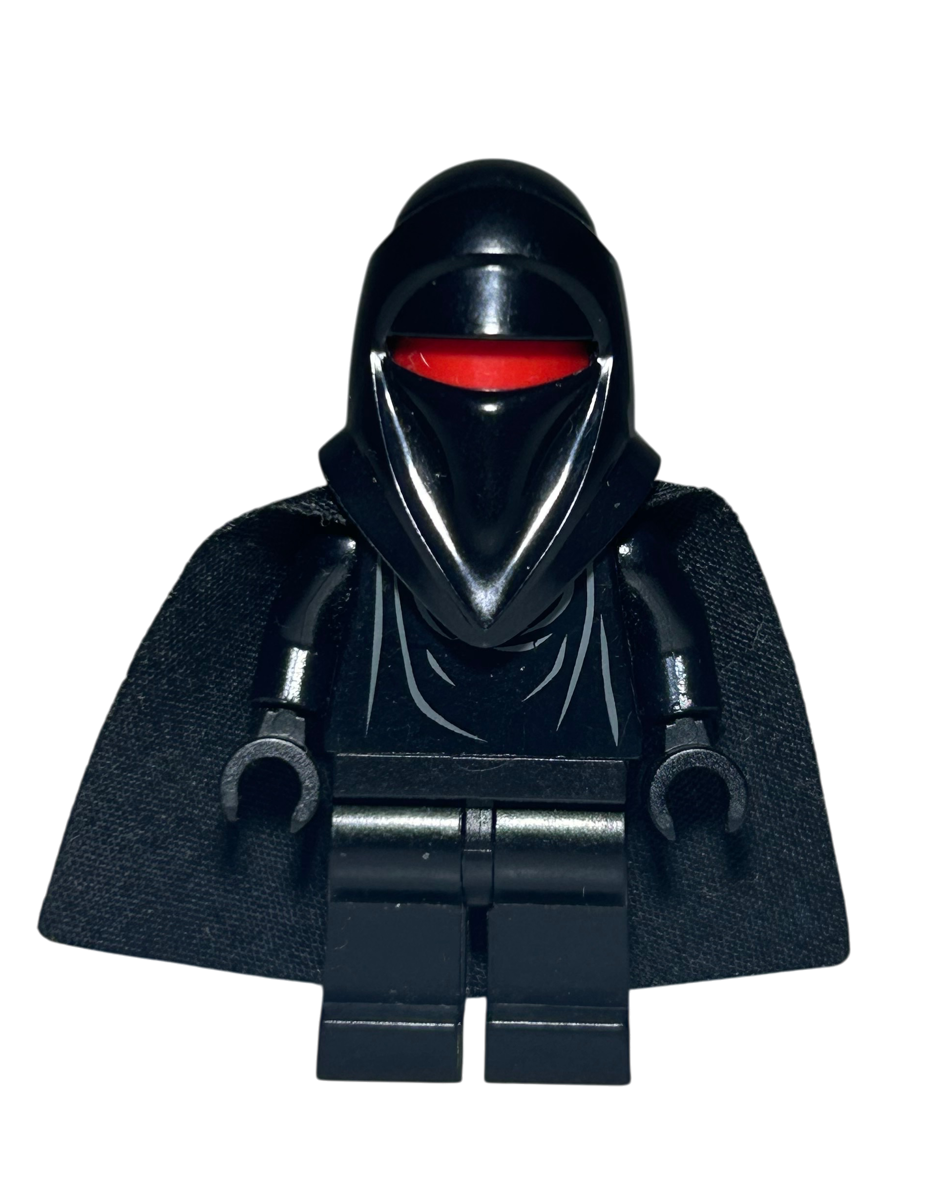 Shadow Guard SW0604 LEGO Star Wars Minifigur schwarzer Imperial Guard Vorderansicht brick2d2
