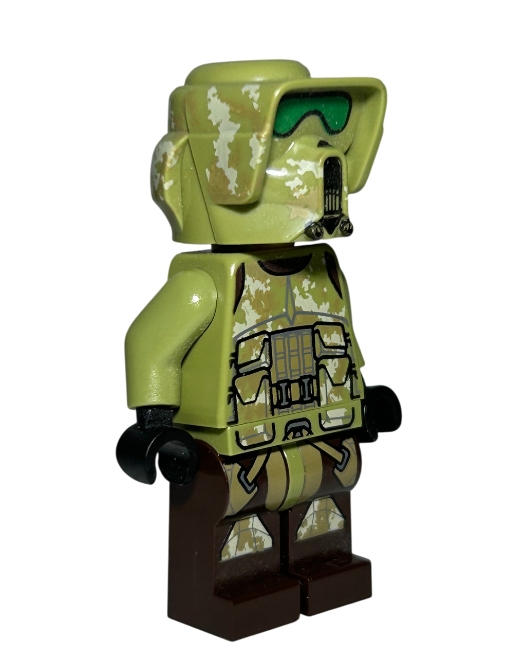 Lego Star Wars Minifigur Clone Scout Trooper SW1002 Seitenansicht links brick2d2