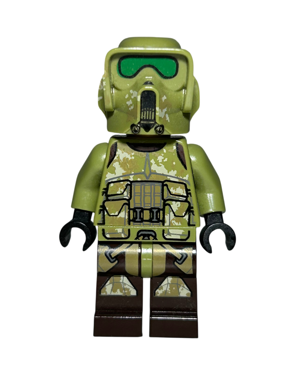 Lego Star Wars Minifigur Clone Scout Trooper SW1002 Vorderansicht brick2d2