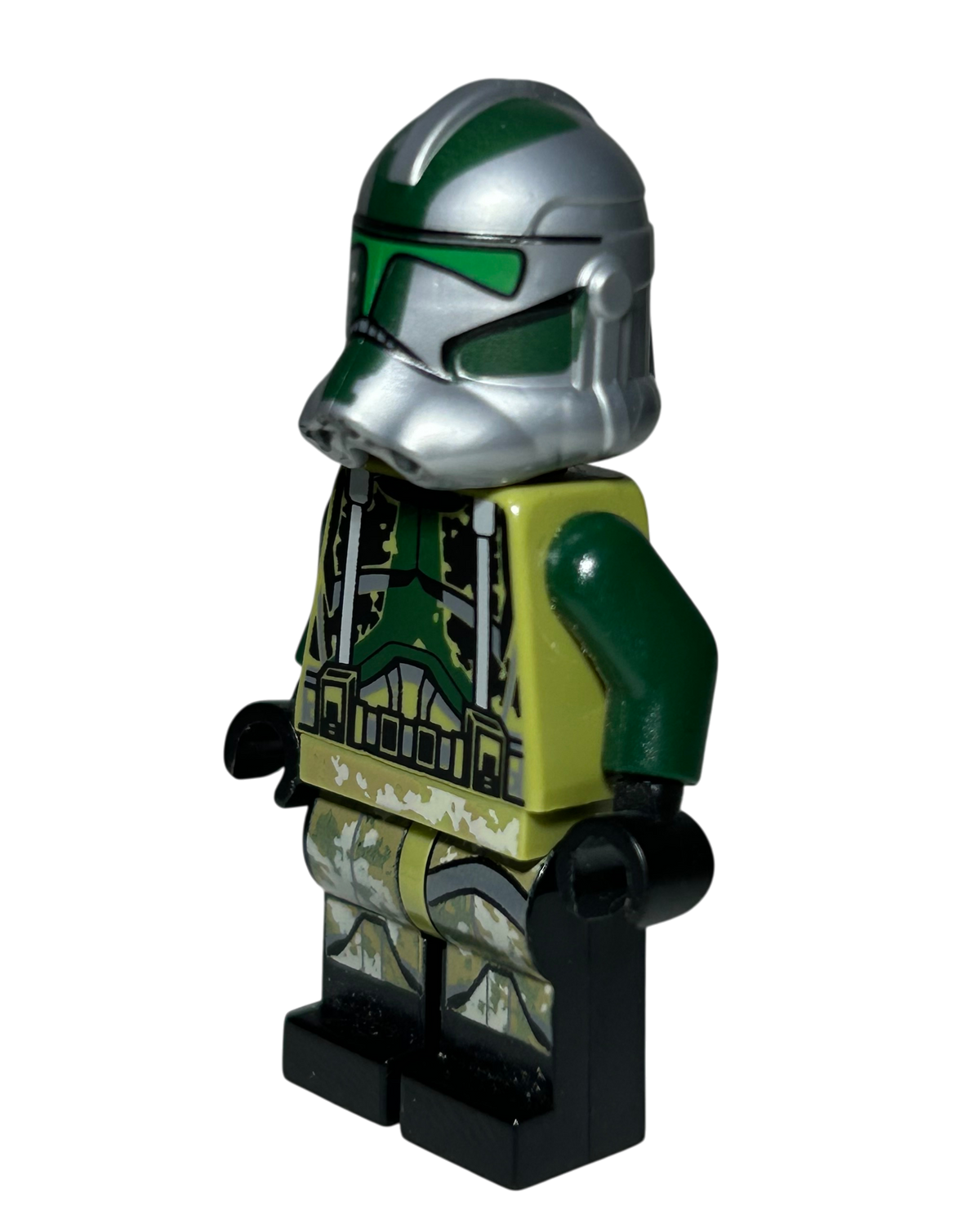 Clone Trooper Commander Gree 41st Elite Corps Phase 2 SW1003 LEGO Star Wars Minifigur Seitenansicht rechts brick2d2