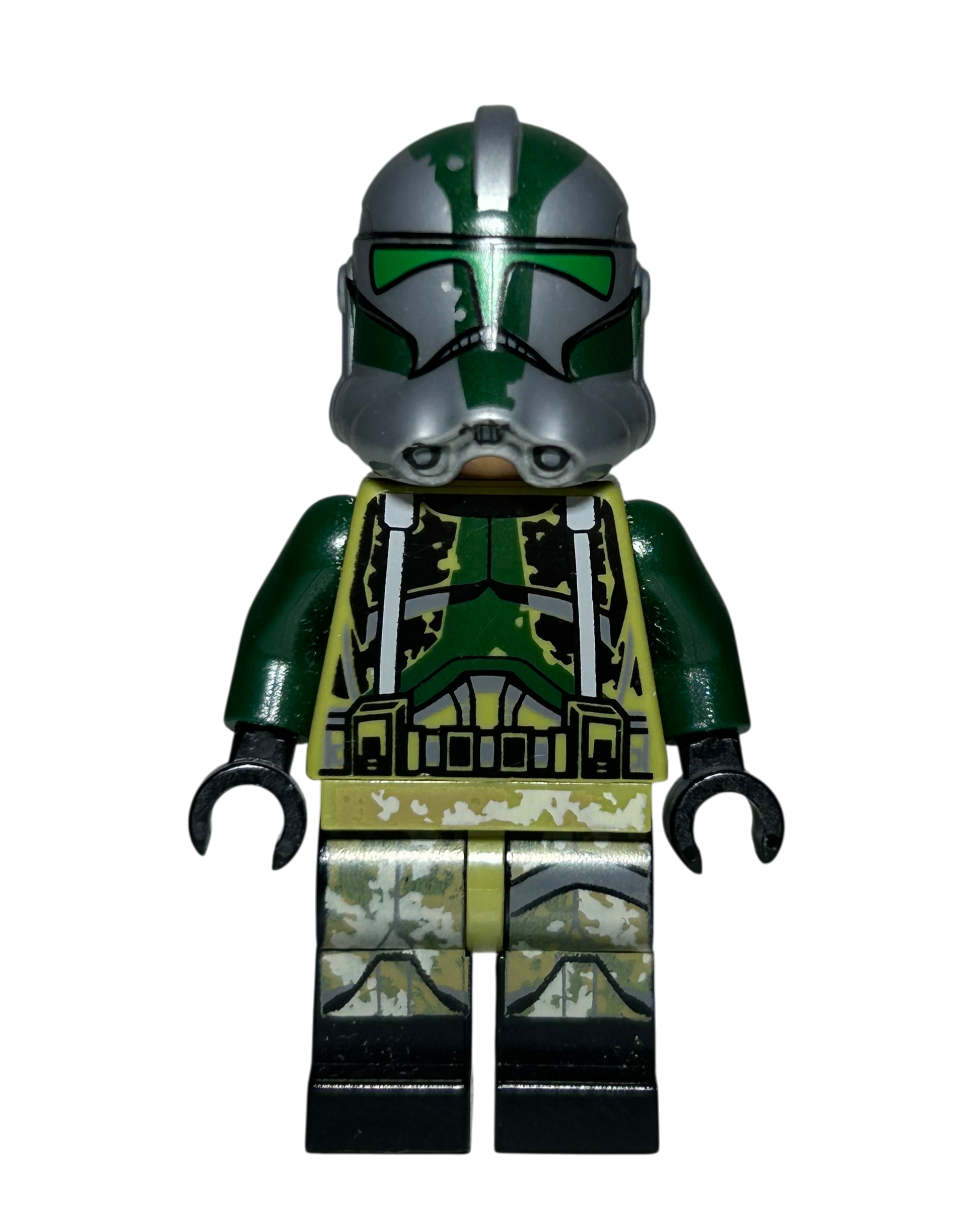 Clone Trooper Commander Gree 41st Elite Corps Phase 2 SW1003 LEGO Star Wars Minifigur Vorderansicht brick2d2