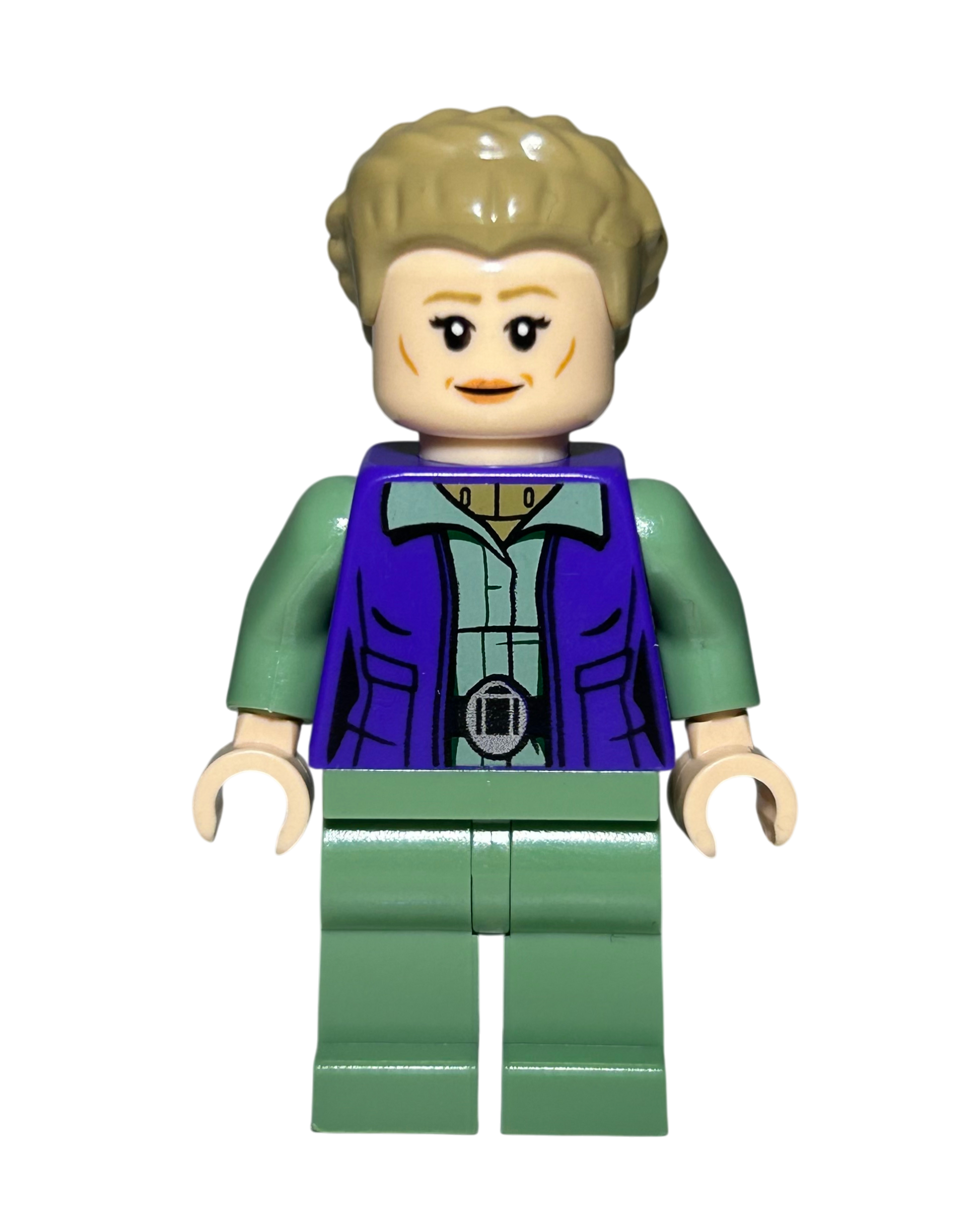 General Leia SW1011 LEGO Star Wars Minifigur Vorderansicht brick2d2