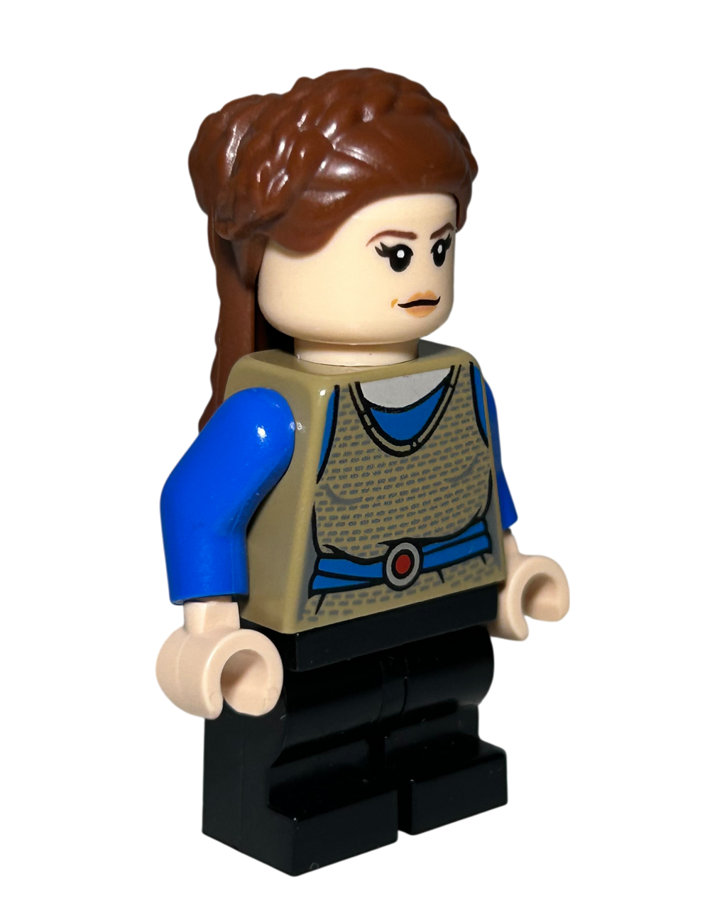 Padme Amidala Naberrie LEGO Star Wars Minifigur Seitenansicht links brick2d2
