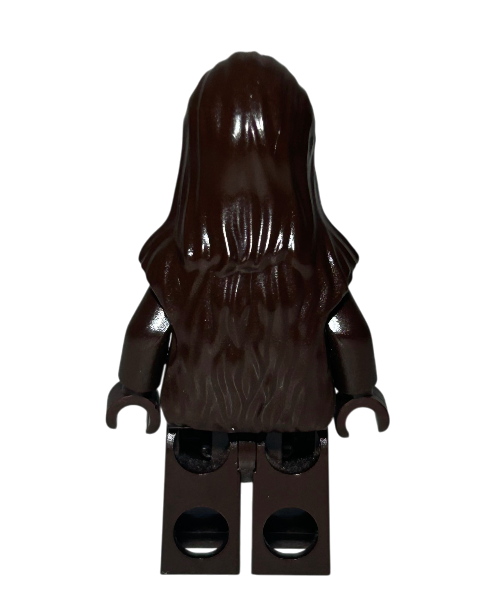 Wookiee Warrior SW1028 dunkelbraun LEGO Star Wars Minifigur Rückansicht brick2d2