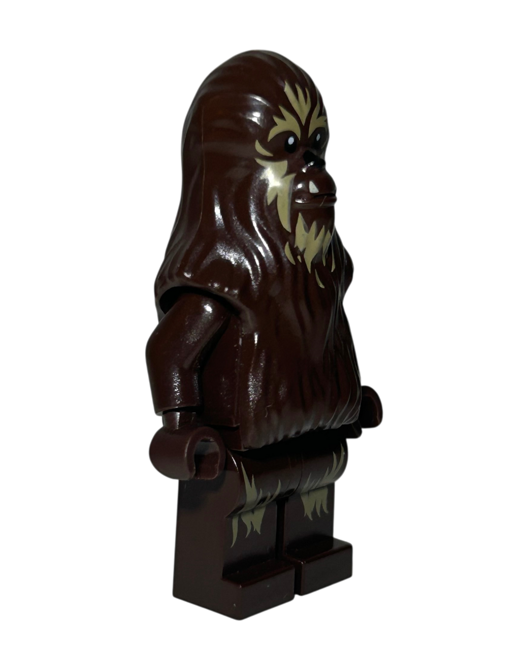 Wookiee Warrior SW1028 dunkelbraun LEGO Star Wars Minifigur Seitenansicht links brick2d2