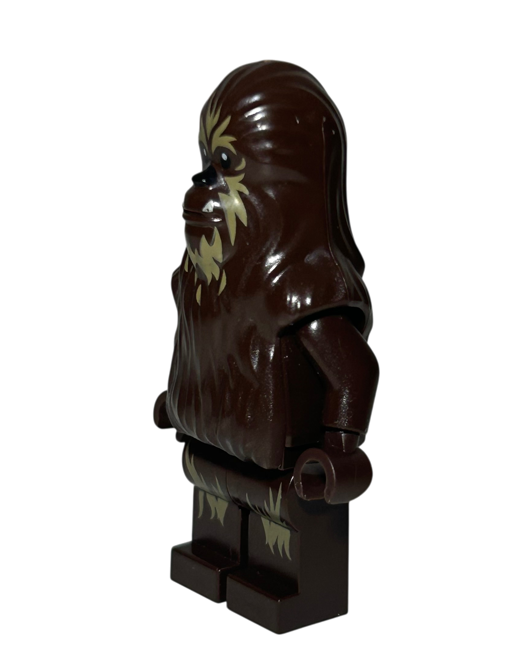 Wookiee Warrior SW1028 dunkelbraun LEGO Star Wars Minifigur Seitenansicht rechts brick2d2
