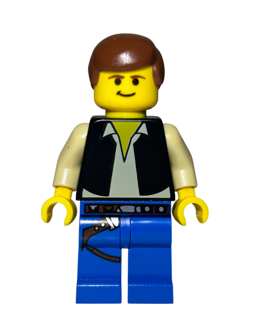 Han Solo SW1032 LEGO Star Wars Minifigur Vorderansicht brick2d2