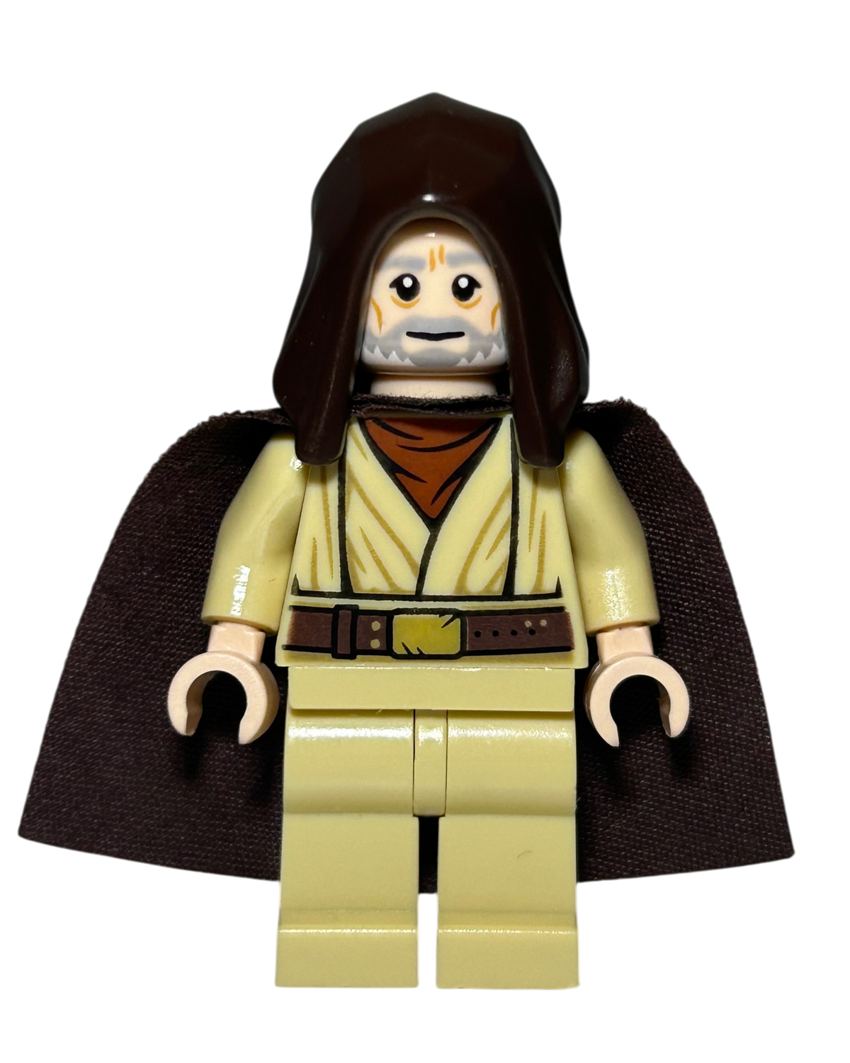 Obi-Wan Kenobi Ben Kenobi SW1046 LEGO Star Wars Minifigur Vorderansicht brick2d2