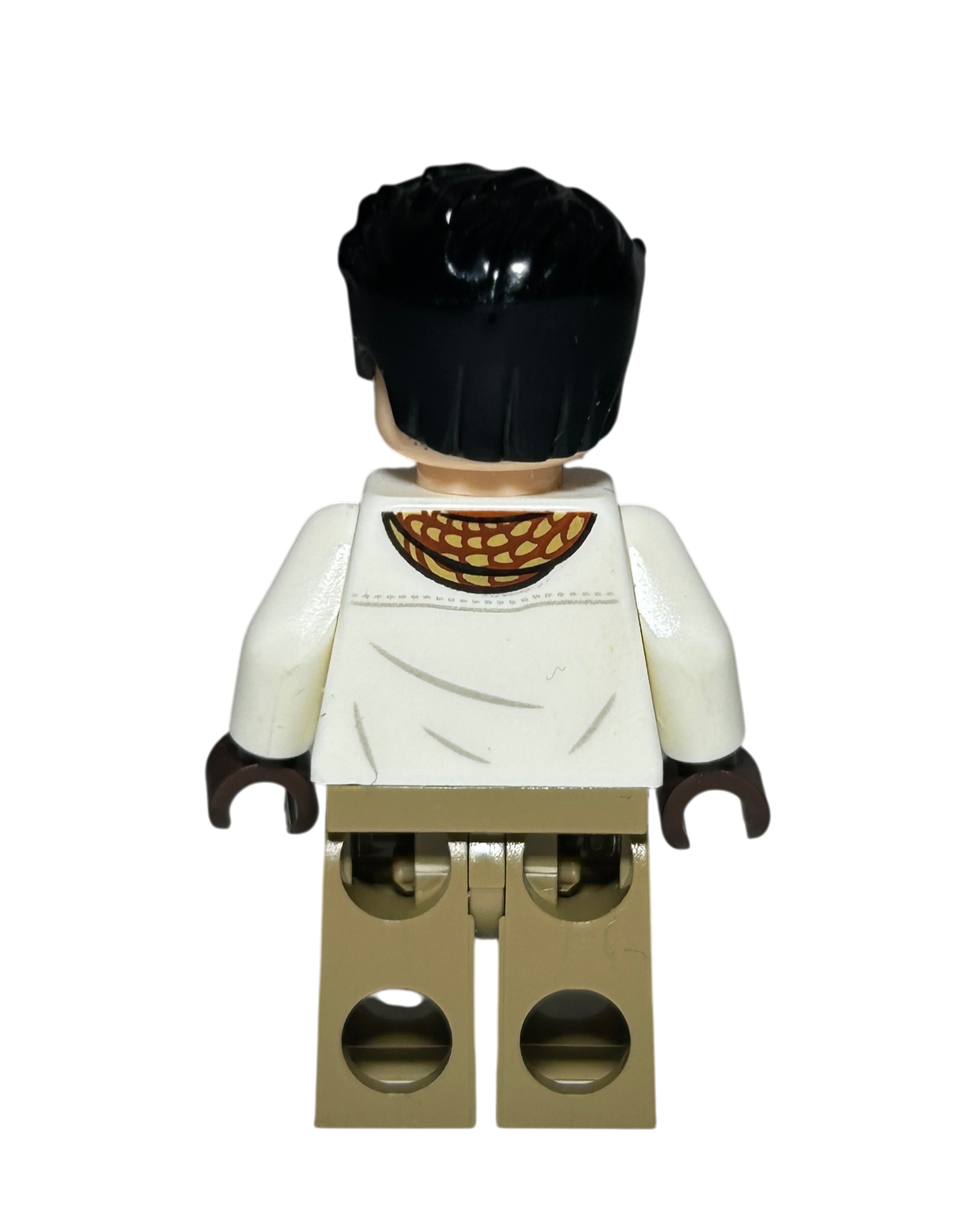 Poe Dameron SW1049 LEGO Star Wars Minifigur weißes Shirt Rückansicht brick2d2