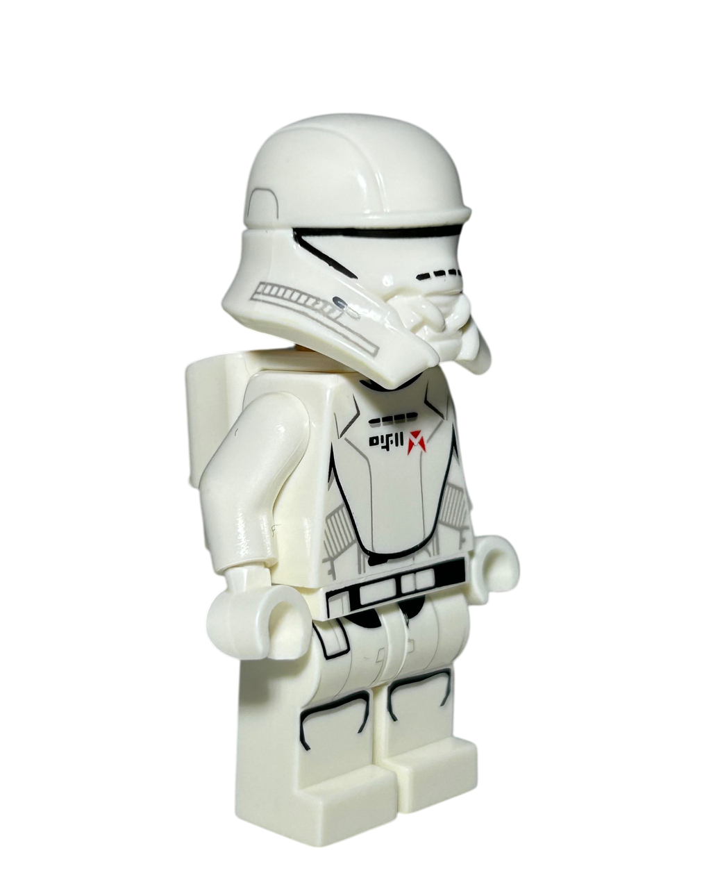First Order Jet Trooper Weiß SW1055 LEGO Star Wars Minifigur Seitenansicht links brick2d2