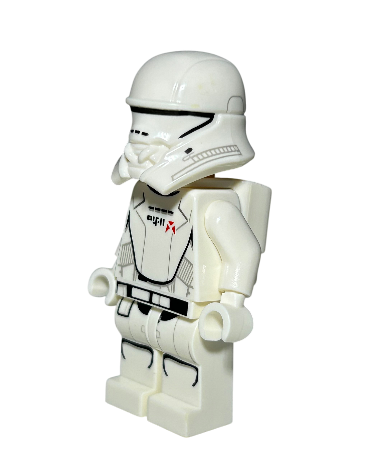First Order Jet Trooper Weiß SW1055 LEGO Star Wars Minifigur Seitenansicht rechts brick2d2