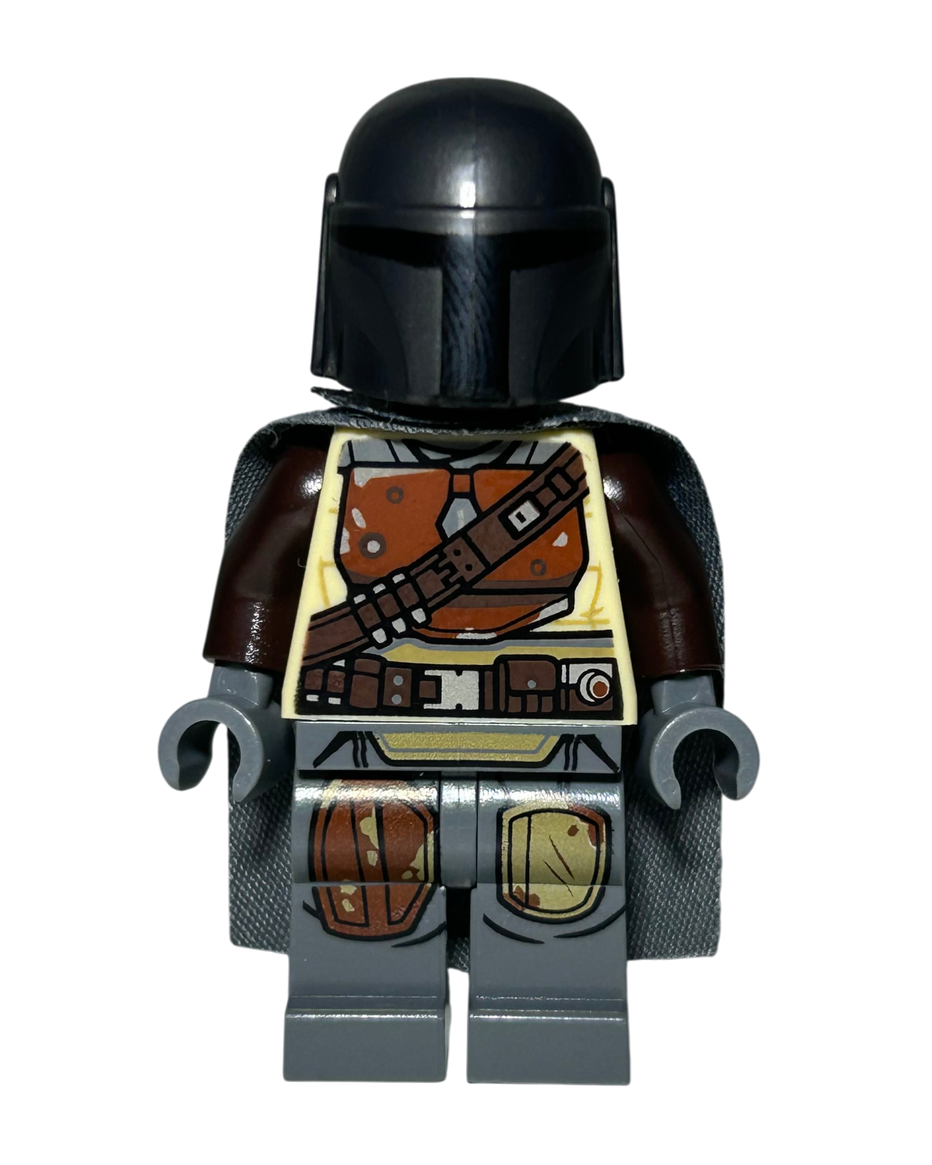 Lego Star Wars Minifigur The Mandalorian Din Djarin SW1057 Vorderansicht brick2d2
