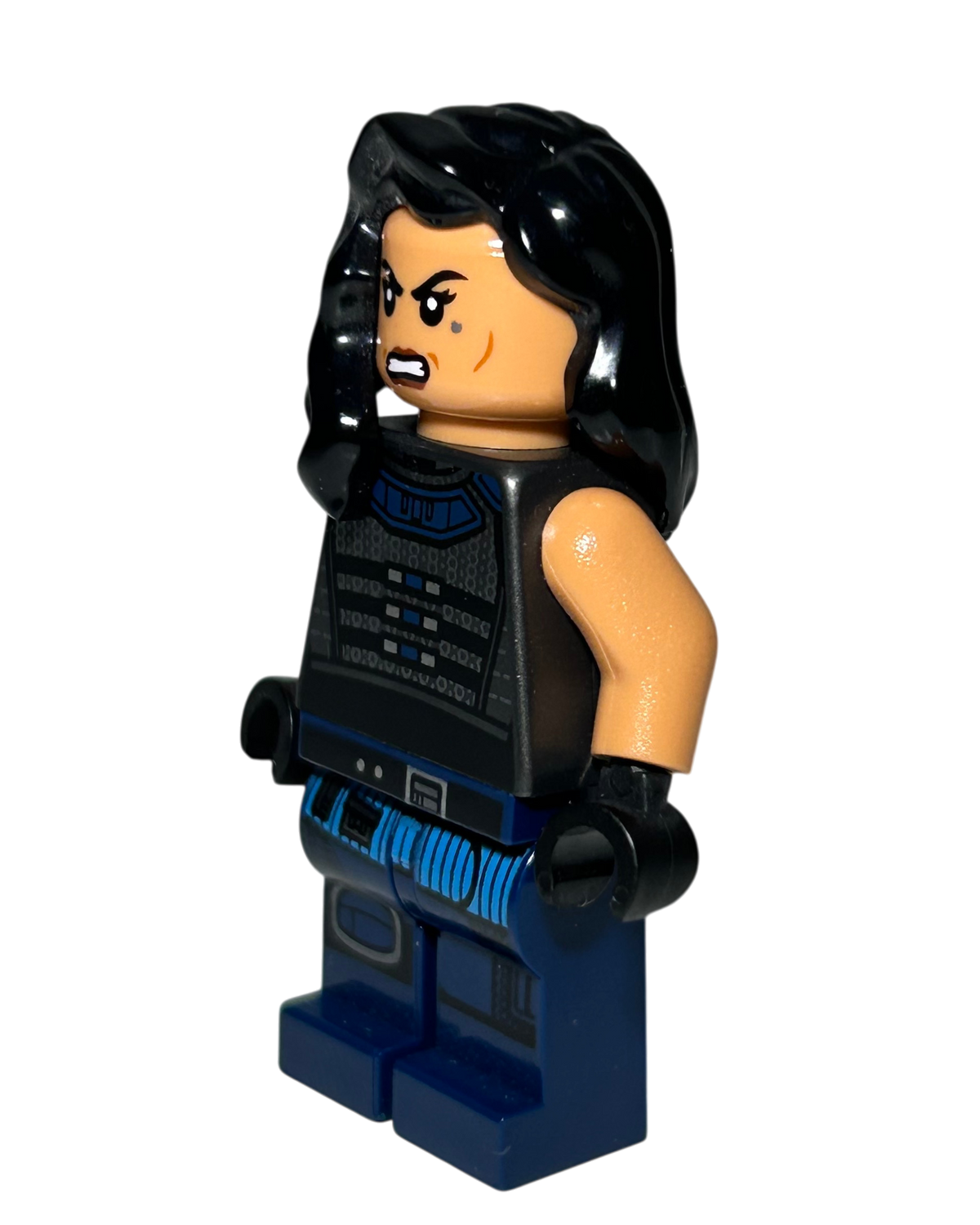 Cara Dune SW1058 LEGO Star Wars Minifigur Seitenansicht rechts brick2d2