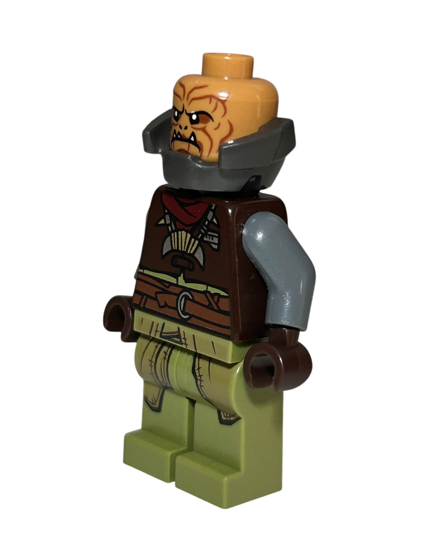 Klatooinian Raider SW1059 LEGO Star Wars Minifigur Nackenrüstung Seitenansicht rechts brick2d2