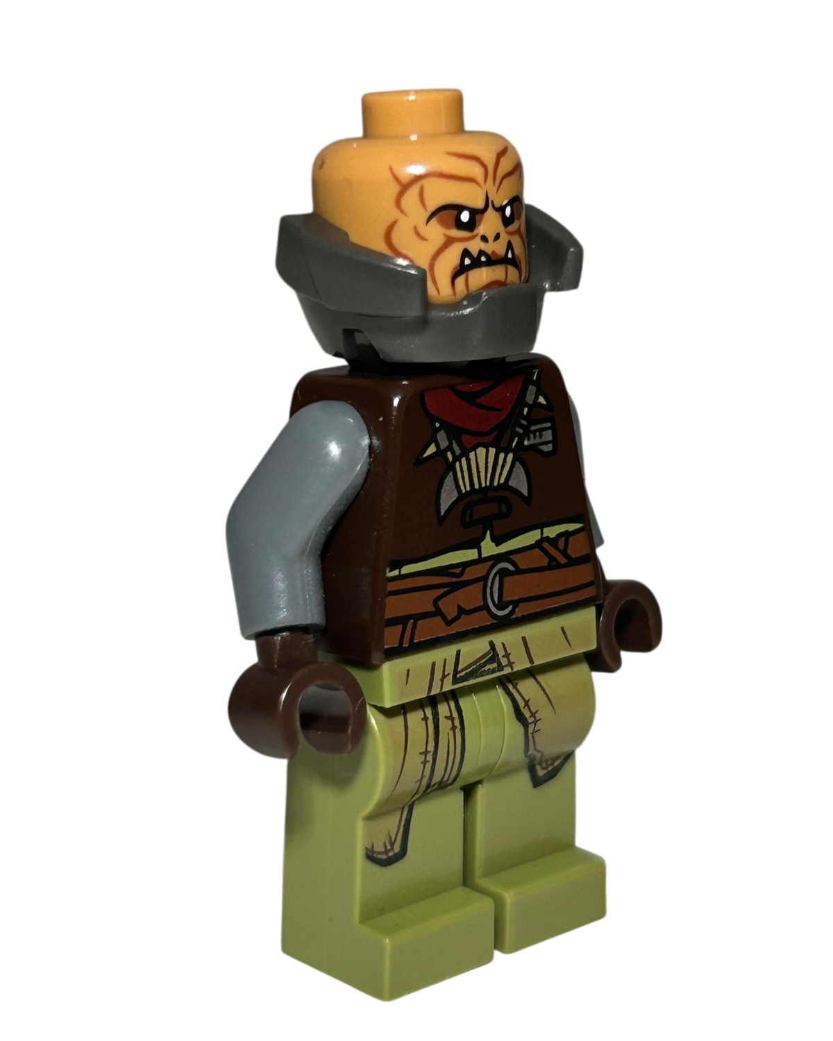Klatooinian Raider SW1059 LEGO Star Wars Minifigur Nackenrüstung Seitenansicht links brick2d2