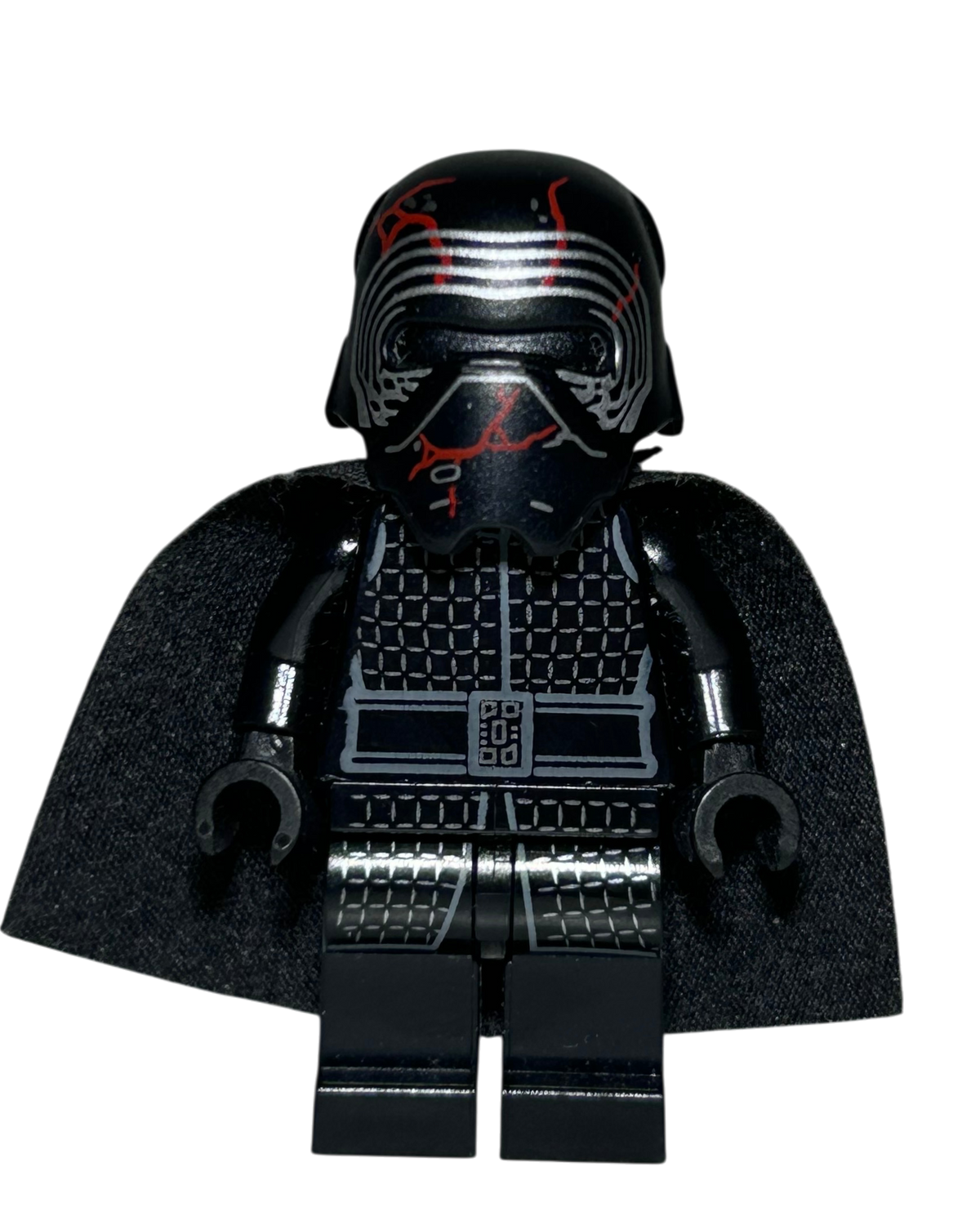 Supreme Leader Kylo Ren SW1061 LEGO Star Wars Minifigur mit Cape Vorderansicht brick2d2