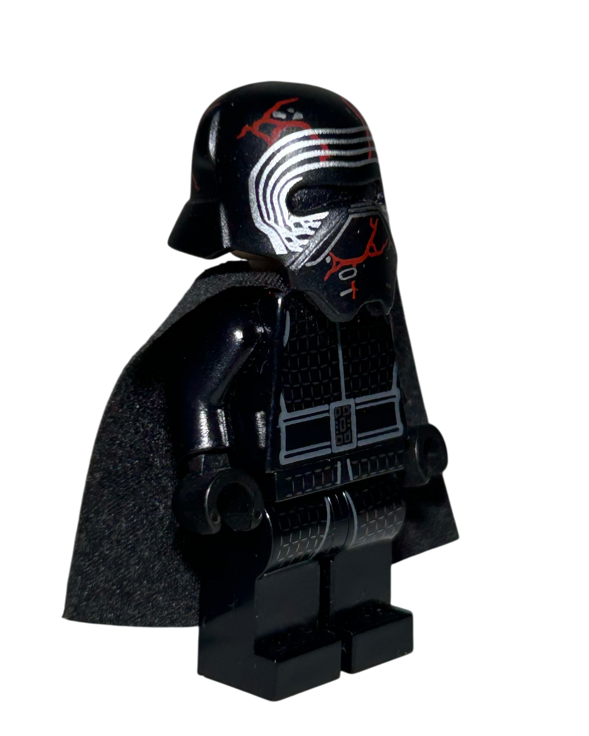 Supreme Leader Kylo Ren SW1061 LEGO Star Wars Minifigur mit Cape Seitenansicht links brick2d2
