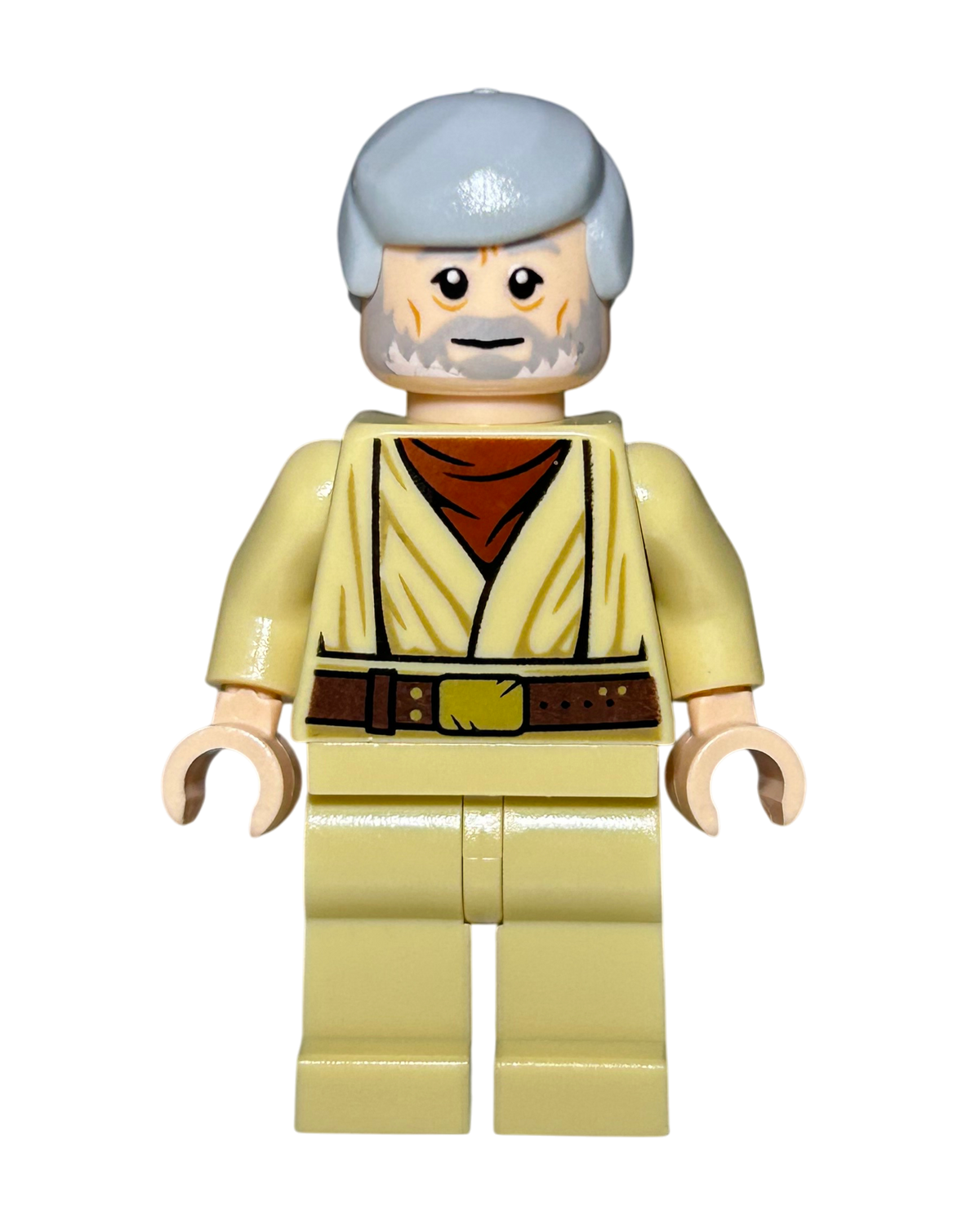 LEGO Star Wars Minifigur Obi-Wan Kenobi Episode IV SW1084 Vorderansicht brick2d2
