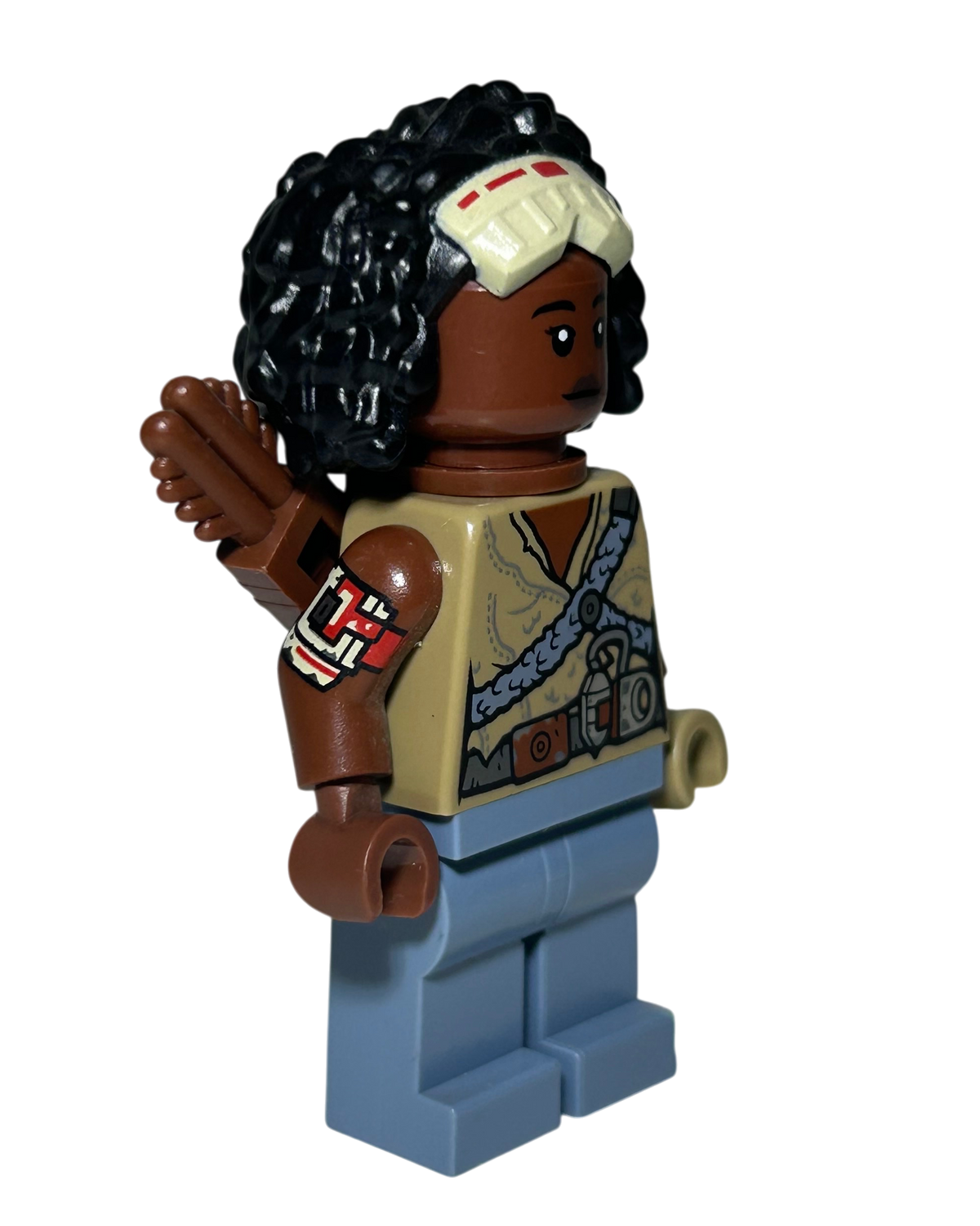 Jannah SW1088 LEGO Star Wars Minifigur Seitenansicht links brick2d2