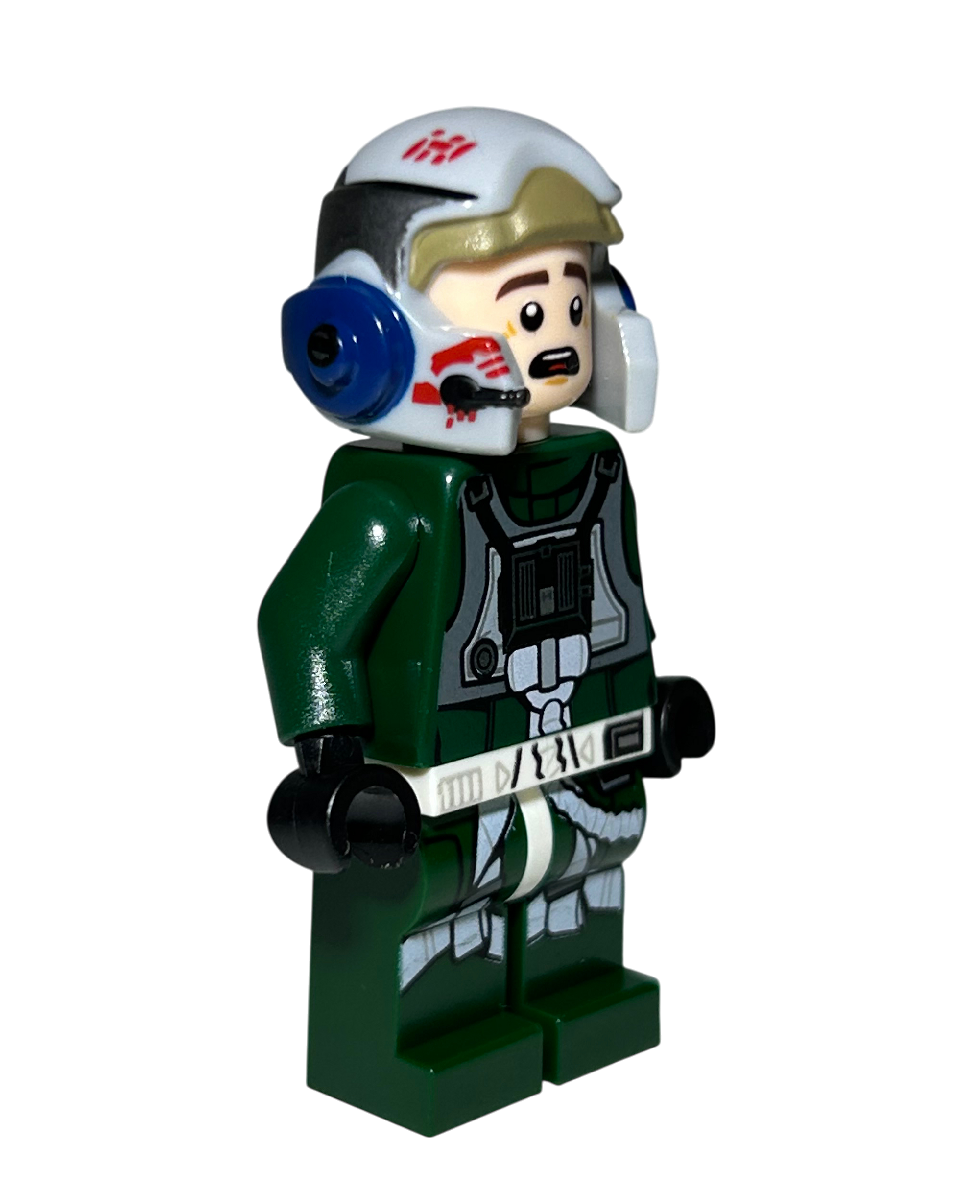 Rebel A Wing Pilot UCS Version SW1092 LEGO Star Wars Minifigur Seitenansicht links brick2d2