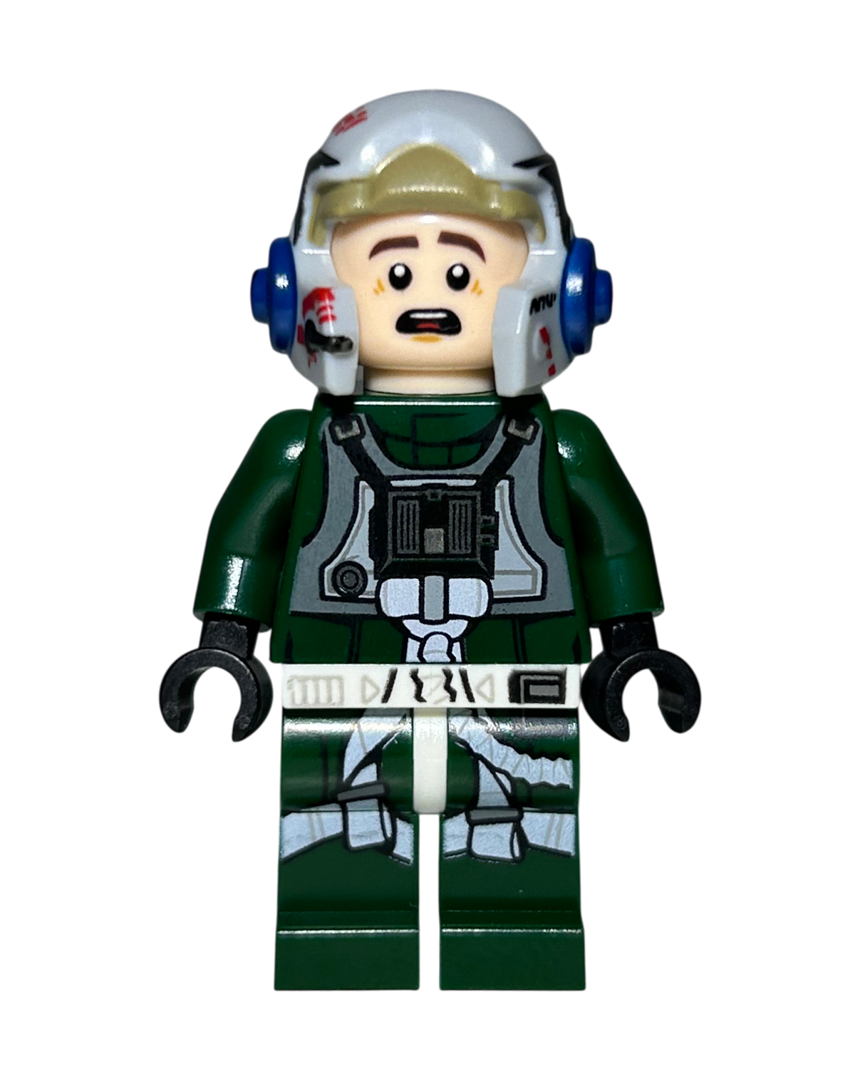 Rebel A Wing Pilot UCS Version SW1092 LEGO Star Wars Minifigur Detailansicht brick2d2